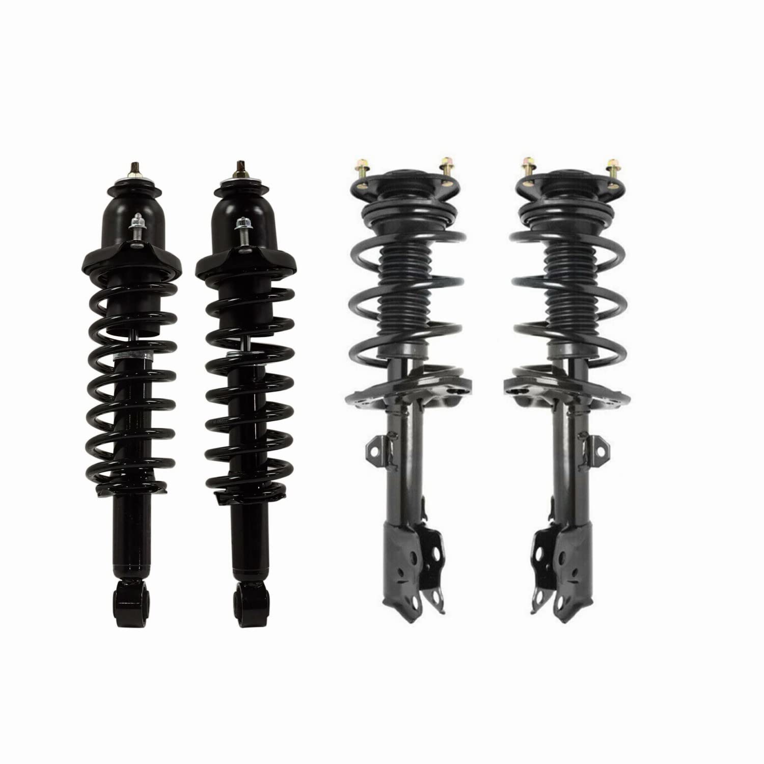 Maxfavor 4Pc Front & Rear Strut for Toyota Corolla 1.8L L4 2014-2019, 172991L 172991R Suspension Shock Absorber Strut w/Coil Spring Assembly