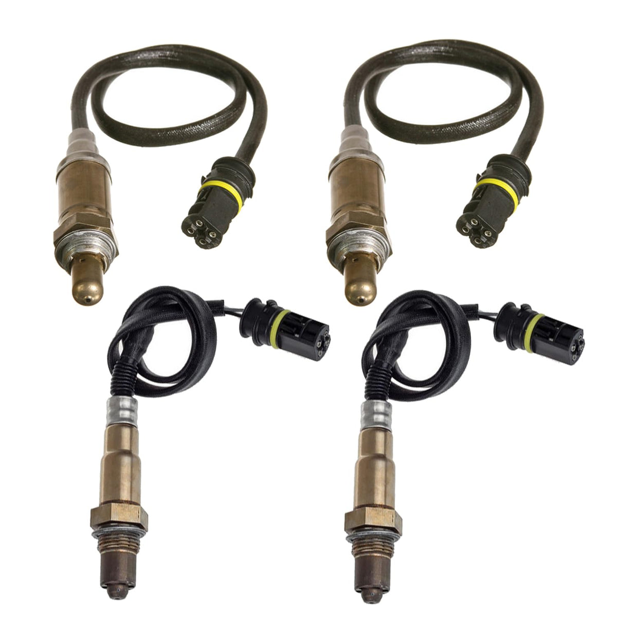 Maxfavor Upstream Downstream Oxygen Sensor Fit for 2003-2006 Mercedes-Benz SL500 V8-5.0L, 2003 2004 2005 E320 E500 3.2L 5.0L Exc 4Matic, 2003-2006 E55 SL55 Amg V8-5.5L 02 Sensor 234-4899 234-4883
