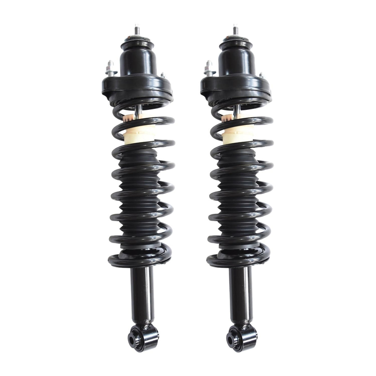 Maxfavor Pair of Rear Shock Absorbers and Struts Complete Assembly with Coil Spring Compatible with Mitsubishi Lancer GTS 2008 2009 2010, Replacement for 172508