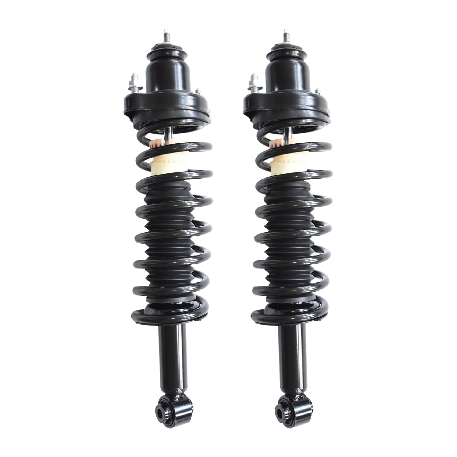 Maxfavor Pair of Rear Shock Absorbers and Struts Complete Assembly with Coil Spring Compatible with Mitsubishi Lancer GTS 2008 2009 2010, Replacement for 172508