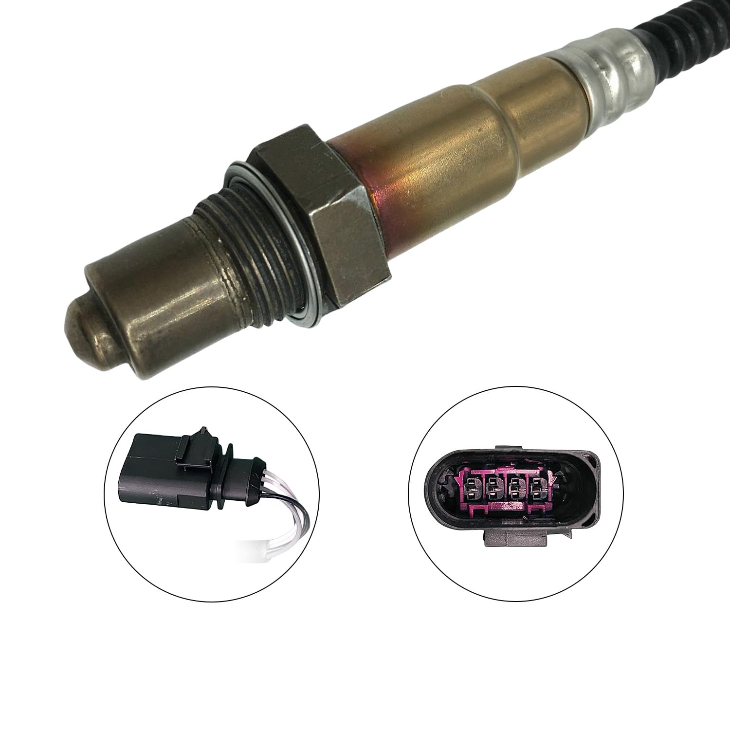 Maxfavor 2Pcs 234-4754 234-5019 Upstream Downstream O2 Oxygen Sensor Compatible with 2011-2018 Audi A4 Quattro allroad/A5 Quattro/Q5/A6 Quattro allroad 2.0L, 2011-2014 Volkswagen Touareg 3.6L