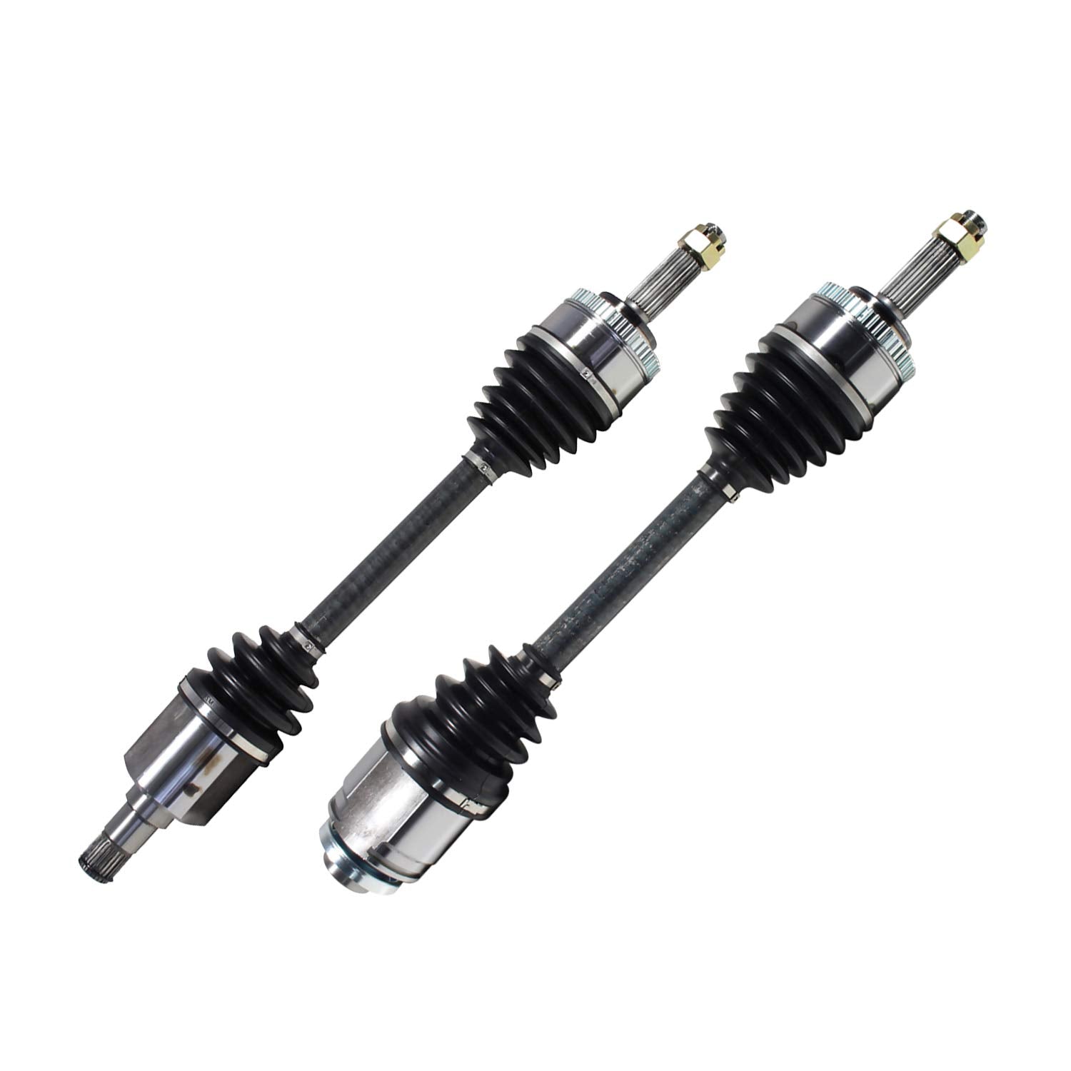 Front Pair CV Axle Shaft Assembly Compatible with 2004-2006 Amanti FWD CV Joint Replace 49500-3F800 49500-3F750 49500-3F850 19343122 20870987 66-3454 66-3455 60-3454 10164N 80-3351 87601 49500-3F700