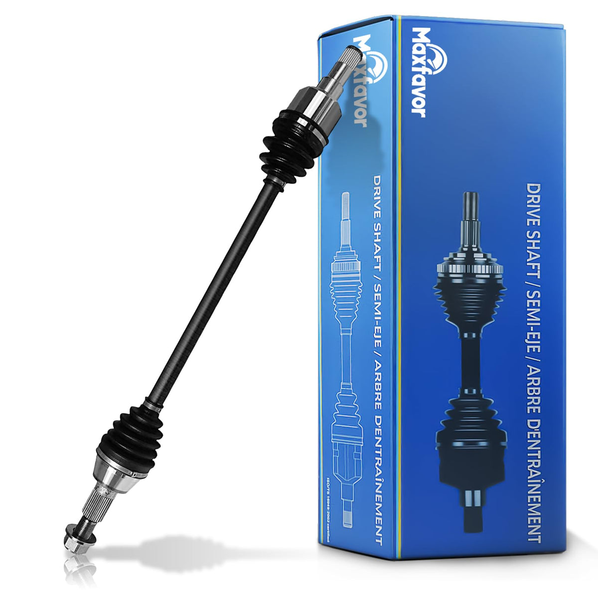 Maxfavor CV Axle rear left Compatible with 2010-2017 Chevrolet Equinox, 2010-2017 GMC Terrain,FWD & AWD Rear Left Side CV Axle Joint Shaft Assembly
