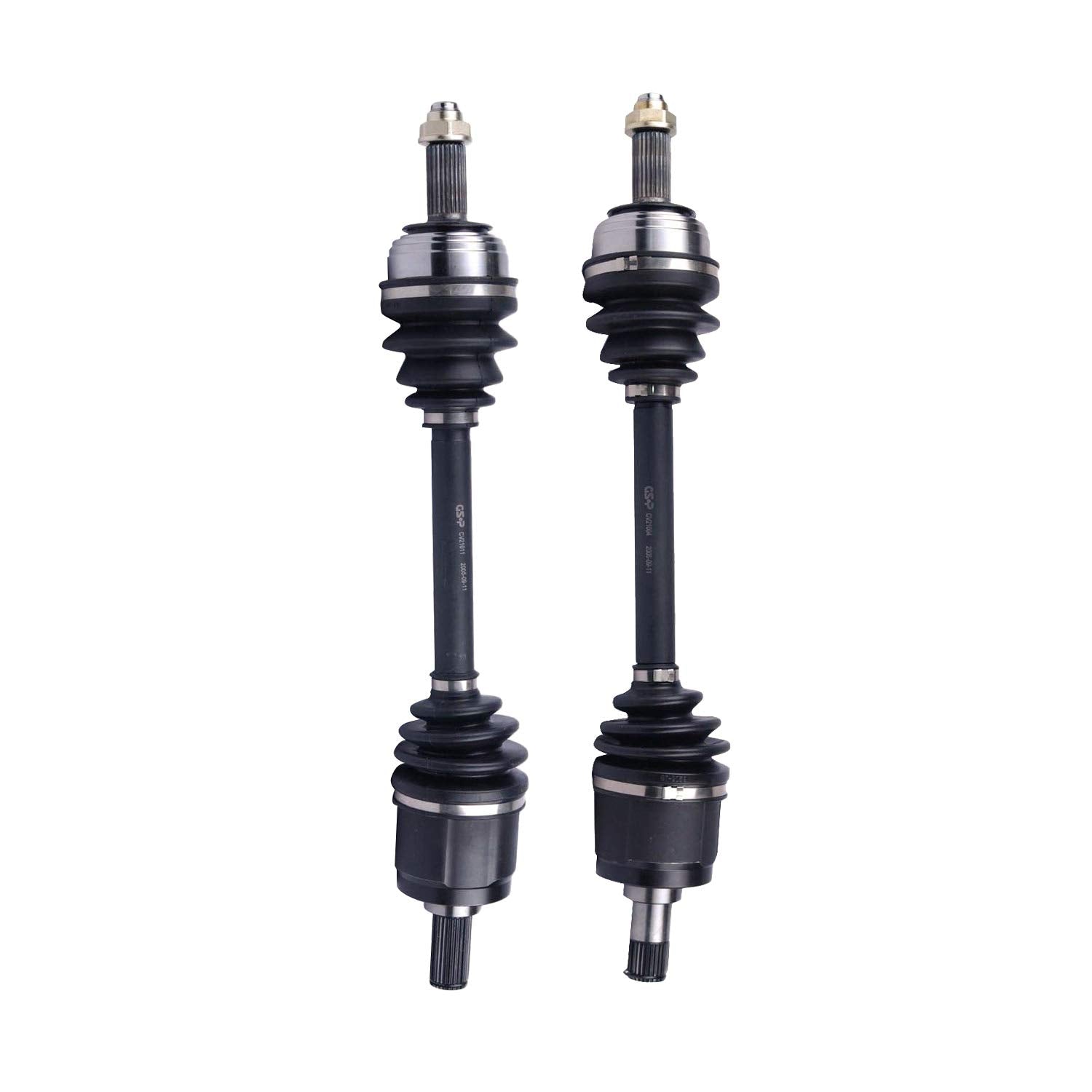 Front Pair CV Axle Shaft Assembly Compatible with 1986-1989 Integra FWD CV Joint Replace 20870497 66-4025 60-4025 7093N 80-1000 94571 94-6153 95-6130 HO-8-8549 HO-8068 19343065 20870496 19343069