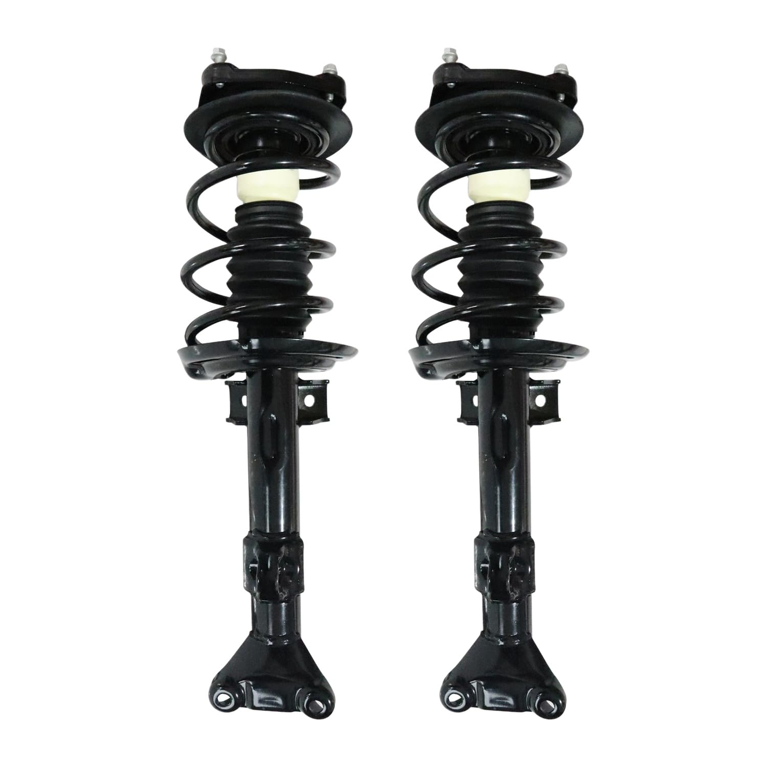 Maxfavor Pair of Front Struts and Shock Absorbers Complete Assembly with Coil Spring Compatible with Mercedes-Benz 2008-2014 C-Class W204 (C230, C250, C300, C350), Replacement for 1333049