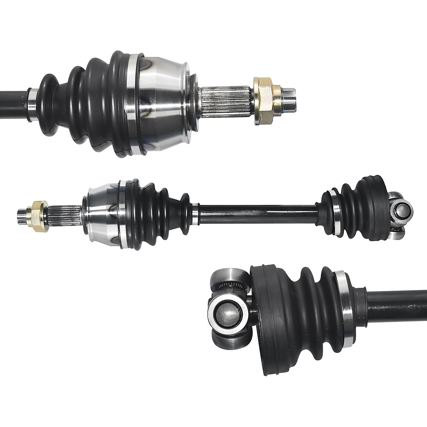 MAXFAVOR CV Axle Front FWD Compatible with Fiat 500L 2014-2020 L4 1.4L, A Pair CV Axle Joint Shaft Assembly, Driver & Passenger Side