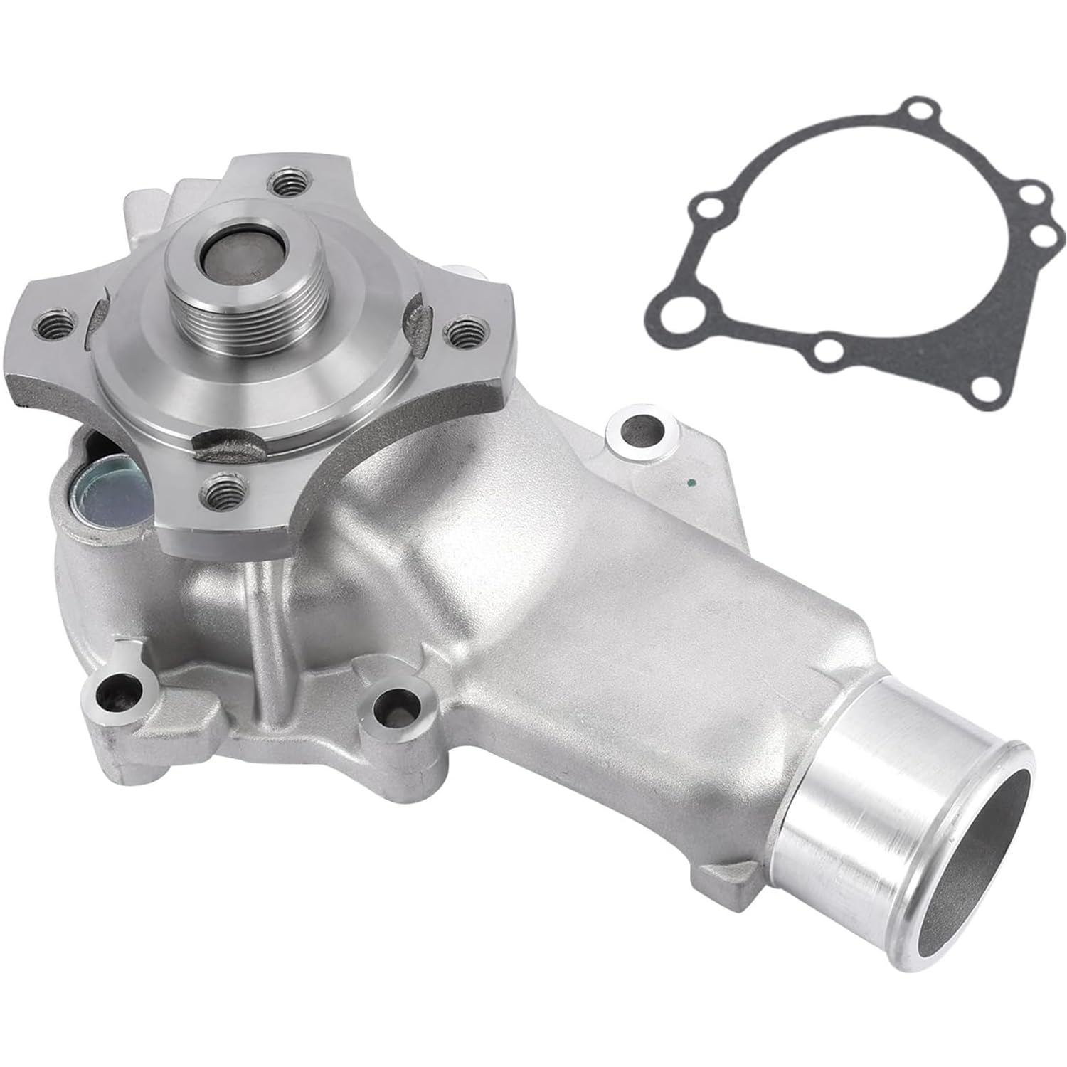 Maxfavor AW7164 Engine Water Pump Kit Compatible with Jeep 1999-2004 Grand Cherokee 2000-2006 TJ L6-4.0L Wrangler L6-4.0L Automotive Engine Water Pump
