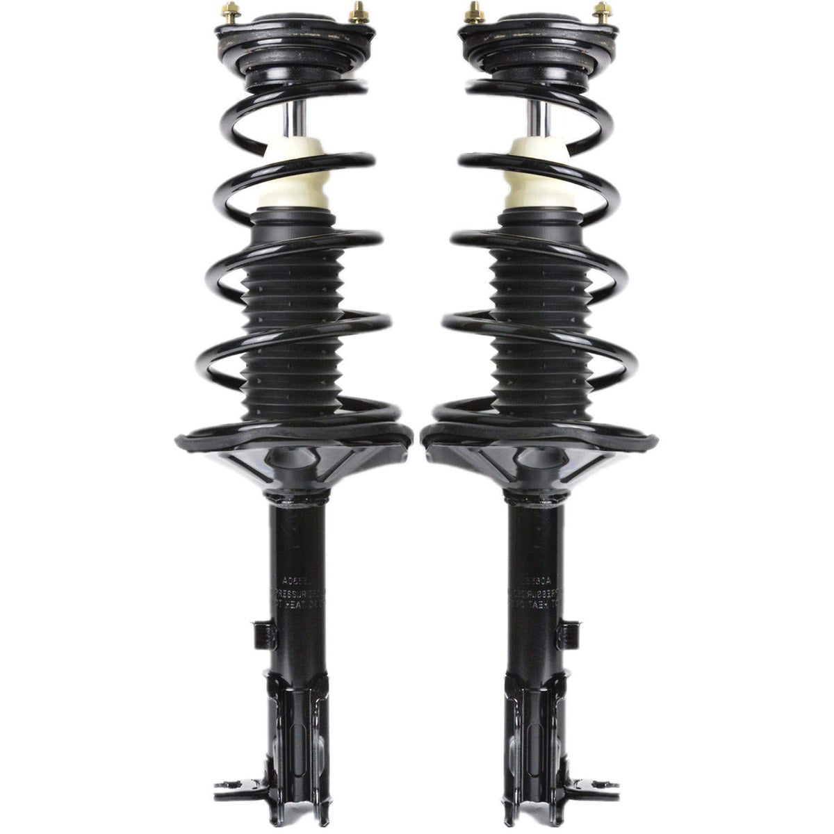 Maxfavor Pair of Rear Complete Shock Absorbers and Coil Spring Assembly, Compatible with Hyundai Accent 2000 2001 2002 2003 2004 2005, Replacement for Rear Struts Complete Assembly, 171585 171584