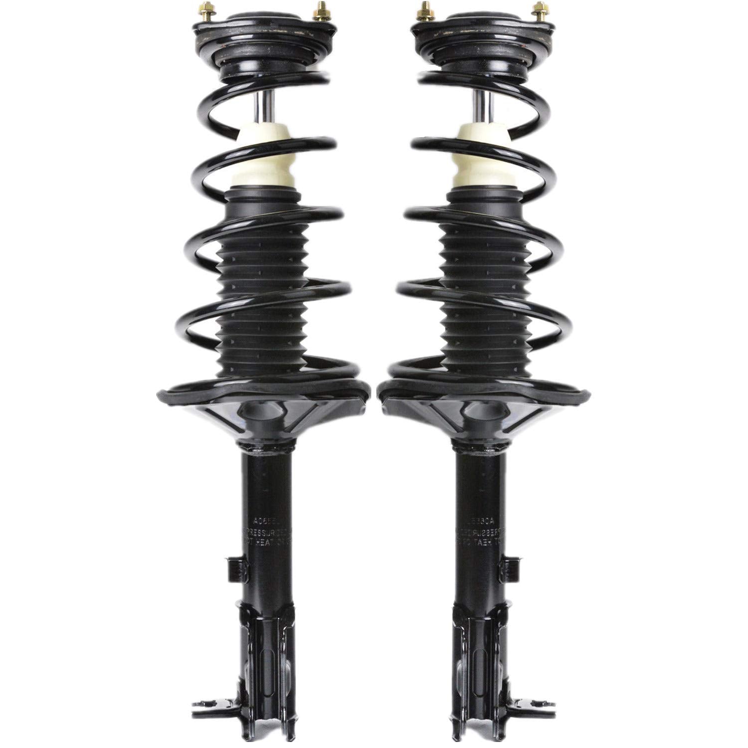 Maxfavor Pair of Rear Complete Shock Absorbers and Coil Spring Assembly, Compatible with Hyundai Accent 2000 2001 2002 2003 2004 2005, Replacement for Rear Struts Complete Assembly, 171585 171584