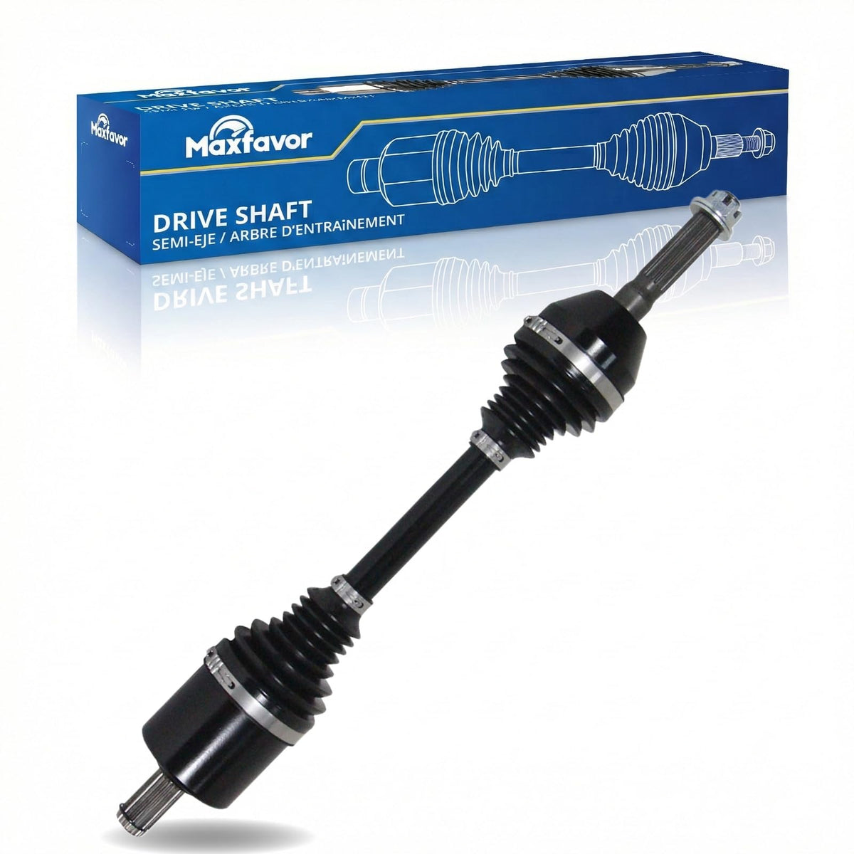 Maxfavor CV Axle Front Compatible with 2008 Polaris Sportsman 800 HO EFI Military, 2007 Polaris Sportsman 800 EFI X2 Deluxe, CV Axle Joint Shaft Assembly Front Driver Passenger Side