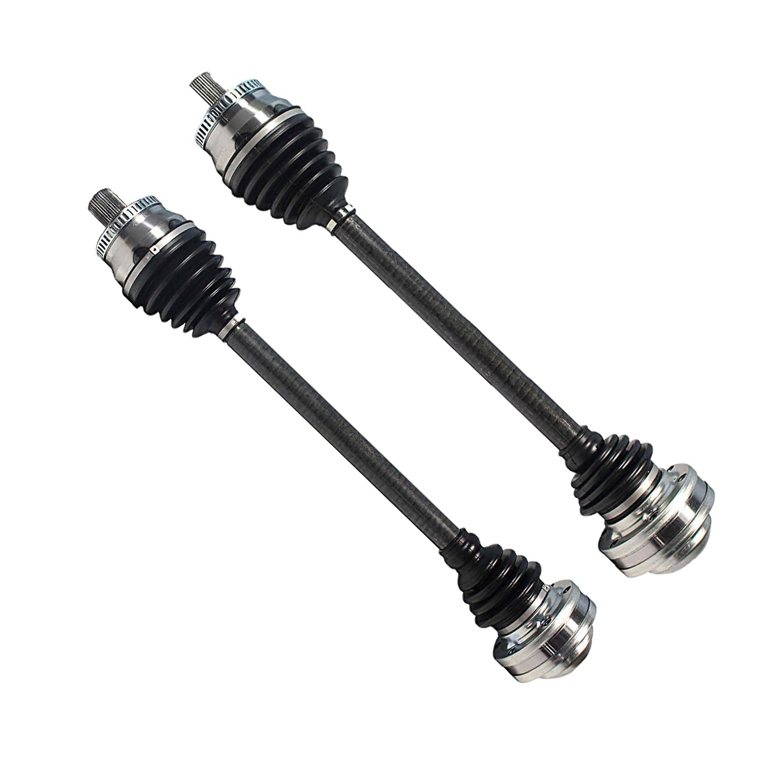 Front Pair CV Axle Shaft Assembly Compatible with Compatible with Audi Models 2002-2004 A4 Quattro CV Joint Replace 8E0-407-452-AX 8E0-407-271-AB 8E0-407-451-AX 19342951 11827229 8E0-407-272-AB