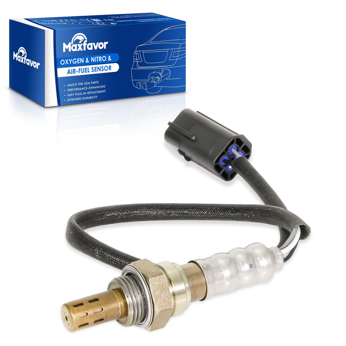 Maxfavor 234-4725 Oxygen O2 Sensor Upstream Compatible with 2000-2006 Mazda MPV, 2006-2008 Suzuki Reno Forenza O2 Sensor