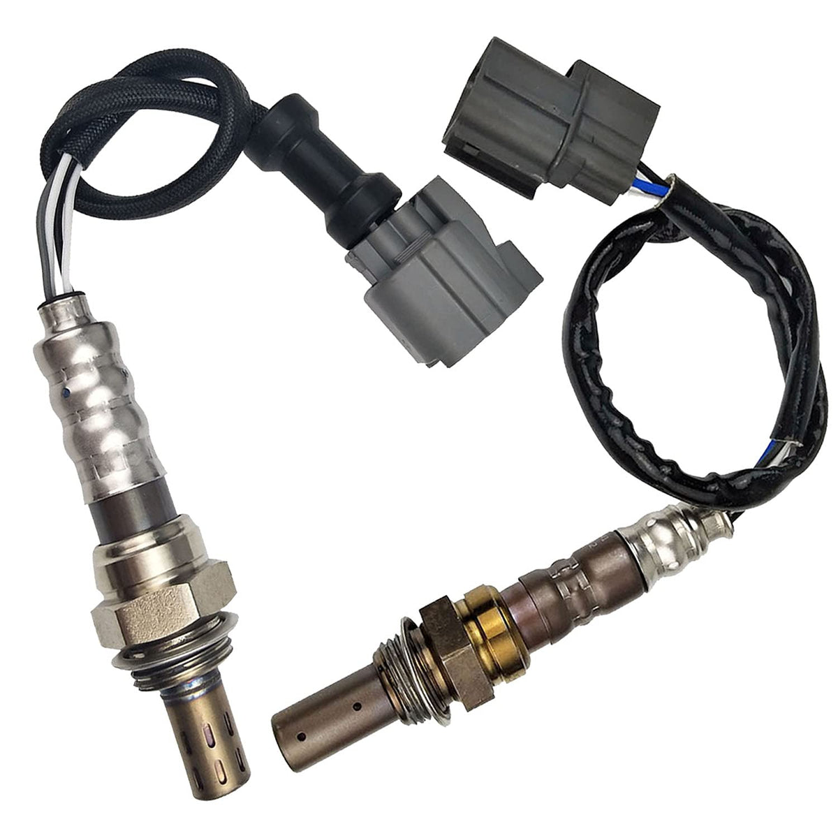 Maxfavor 2Pcs 234-4125 234-9005 Upstream Downstream O2 Oxygen Sensor Compatible with Honda CR-V 2002 2003 2004 2.4L Oxygen O2 Sensor
