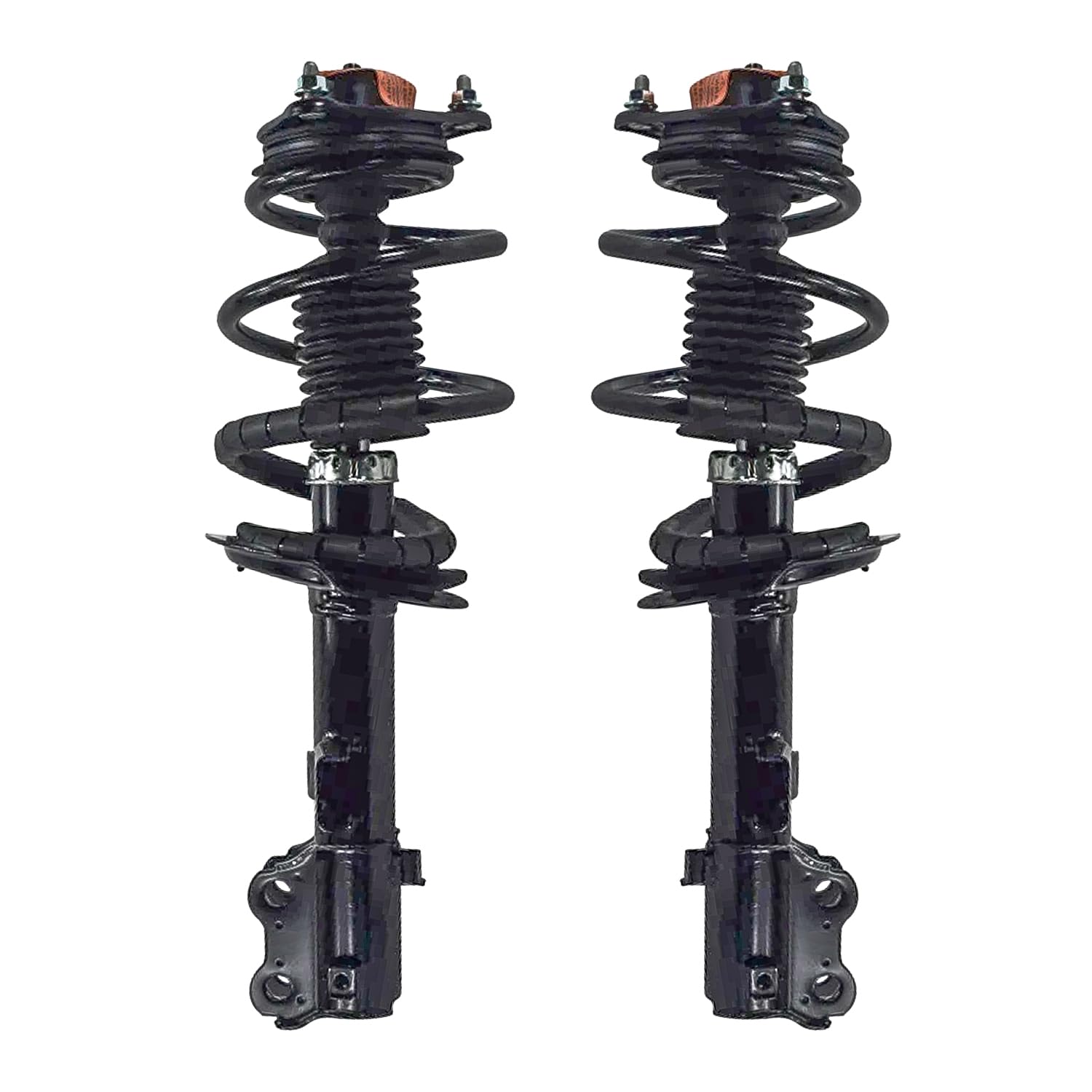 Maxfavor Pair of Front Shock Absorbers and Struts Complete Assembly with Coil Spring Compatible with Kia Optima 2013-2016 & Hyundai Sonata 2012-2015, Replacement for 1333372L 1333372R