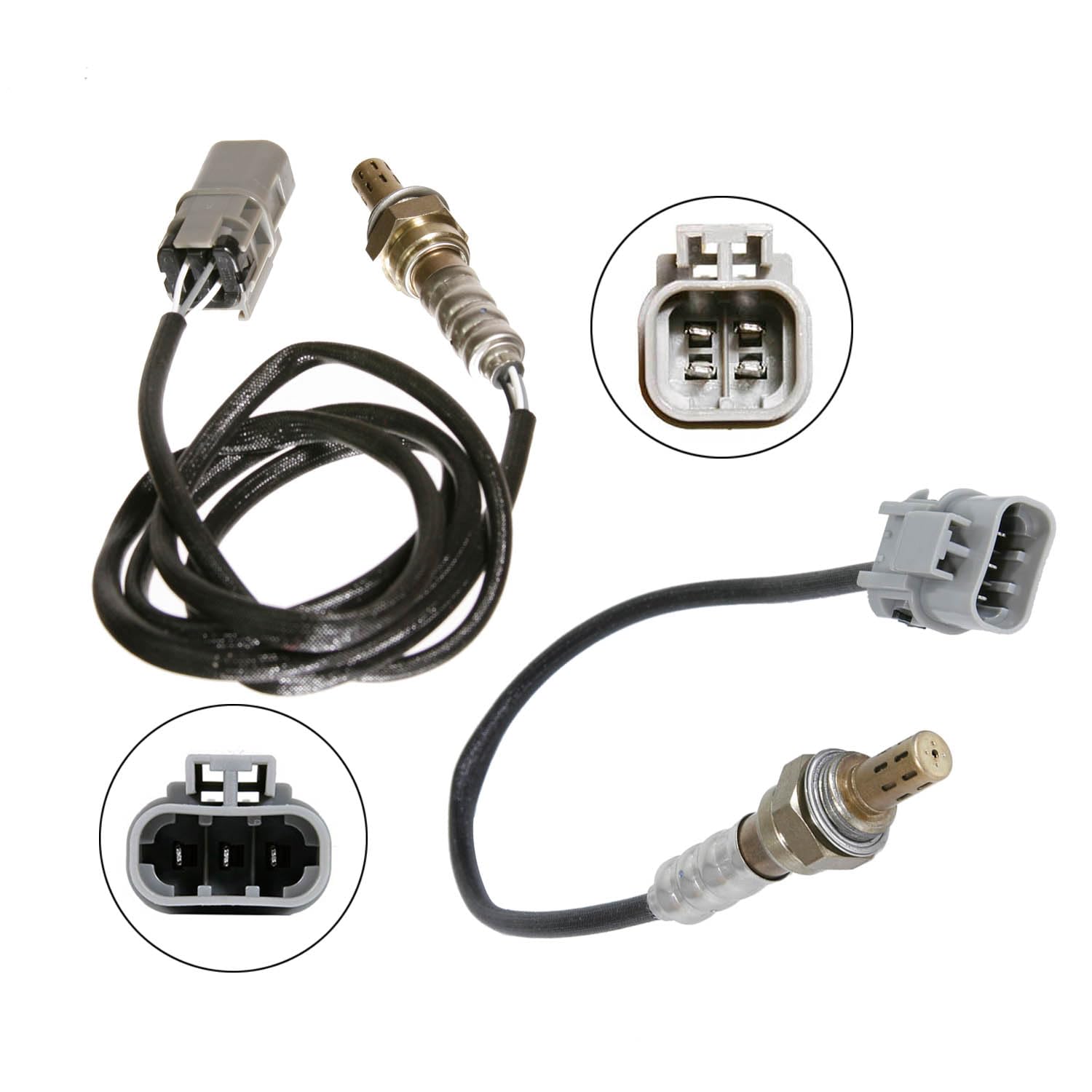 Maxfavor 234-3089 234-4703 Upstream Downstream Oxygen O2 Sensor Replacement for Nissan Frontier 1999 2000 2001 2002 2003 Xterra V6 3.3L O2 Oxygen Sensor