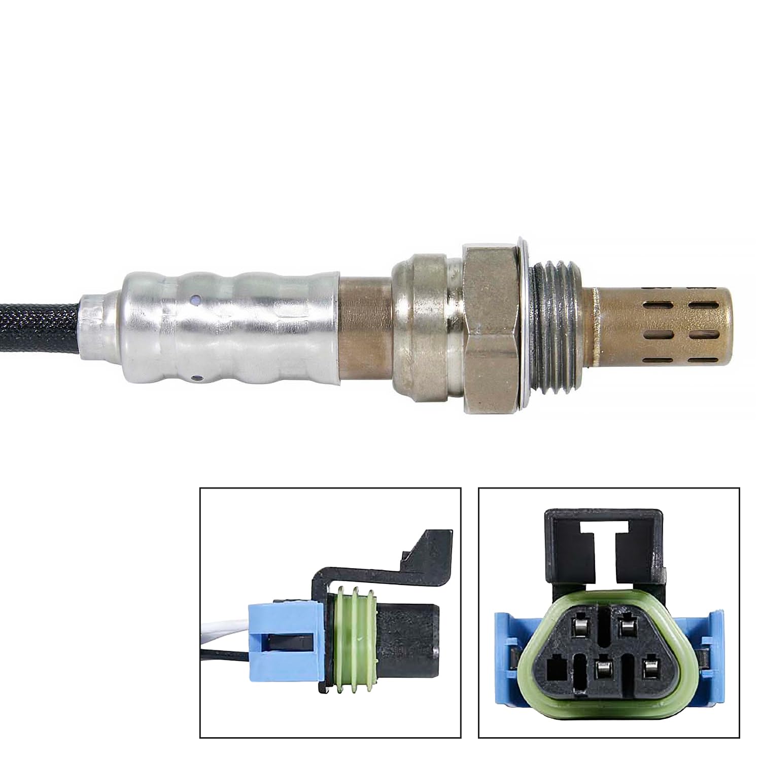 Maxfavor 2Pcs 234-4339 234-4243 Upstream Downstream O2 Oxygen Sensor Compatible with 2008-2009 Chevy Trailblazer 5.3L 6.0L, Saab 9-7x 5.3L 6.0L, GMC Envoy 5.3L Oxygen O2 Sensor