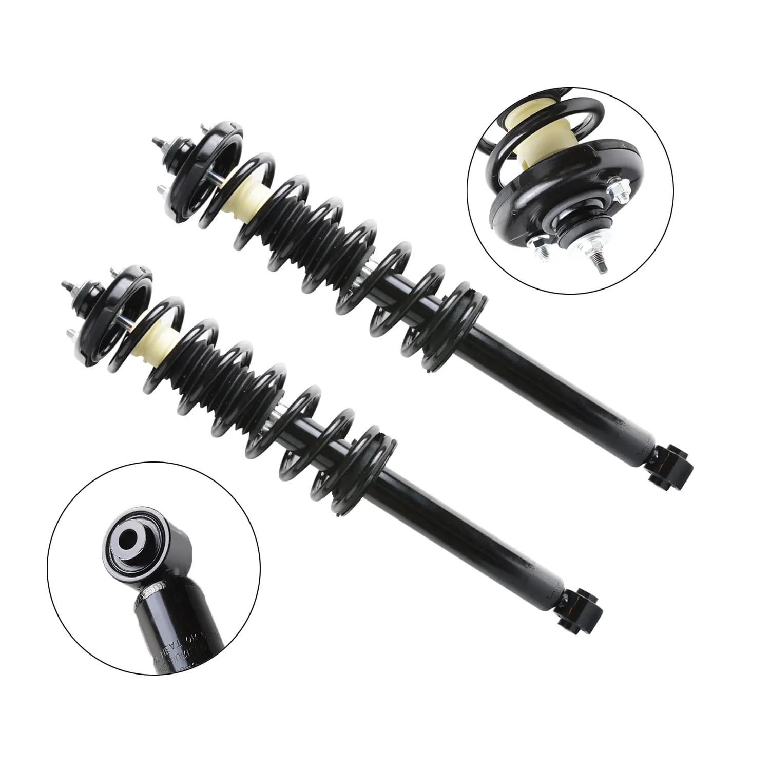 Maxfavor Rear Struts Complete Shock Absorber SET OF 2 Assembly Compatible with 2004-2008 TL FWD 003-2007 Accord Gas Engine FWD Replacement 171372