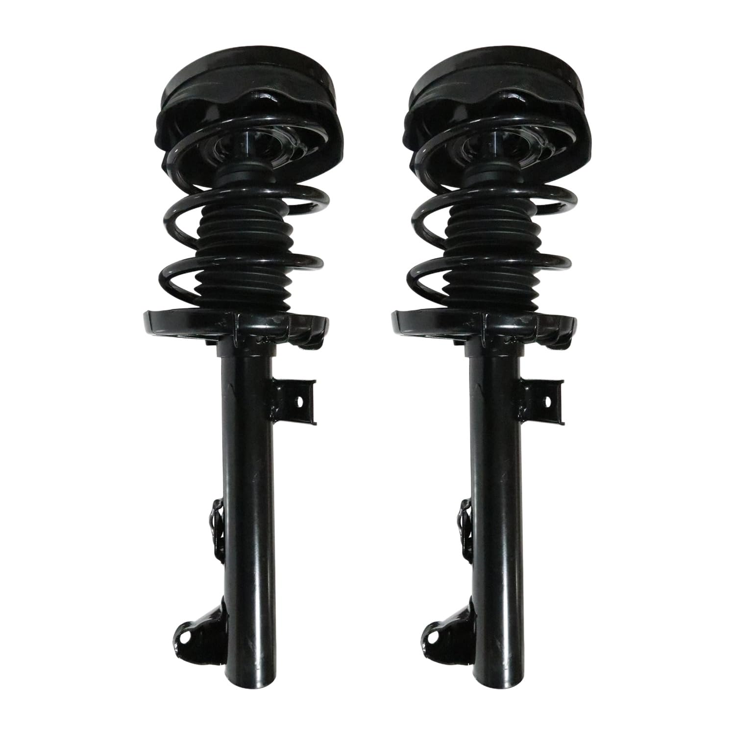 Maxfavor Pair of Front Struts and Shock Absorbers Complete Assembly with Coil Spring Compatible with Mercedes-Benz 2001-2007 C-Class W203 with Standard Suspension, Replacement for 1331517