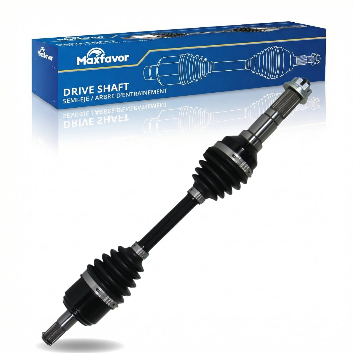 Maxfavor CV Axle Front Compatible with 2000-2001 Yamaha YFM400 Big Bear 2x4, 1997-1999 Yamaha YFM350U Big Bear 2x4, CV Axle Joint Shaft Assembly Front Driver Passenger Side