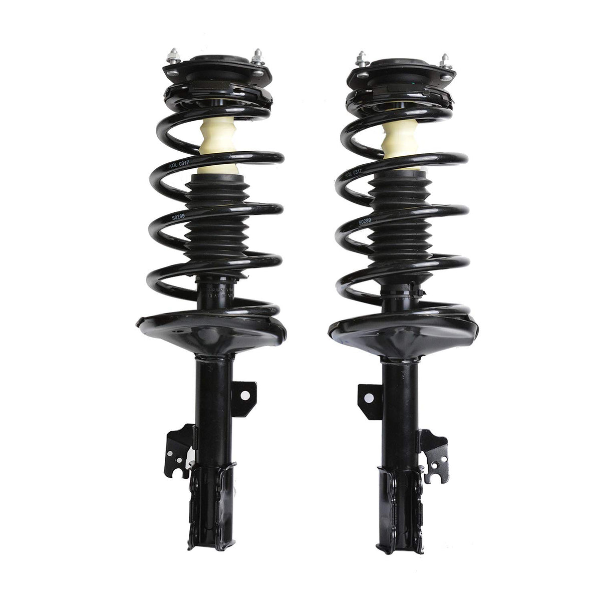 Maxfavor Pair of Front Complete Struts and Coil Spring Assembly Compatible with Toyota Sienna 2004 2005 2006, Replacement for 172236 172237