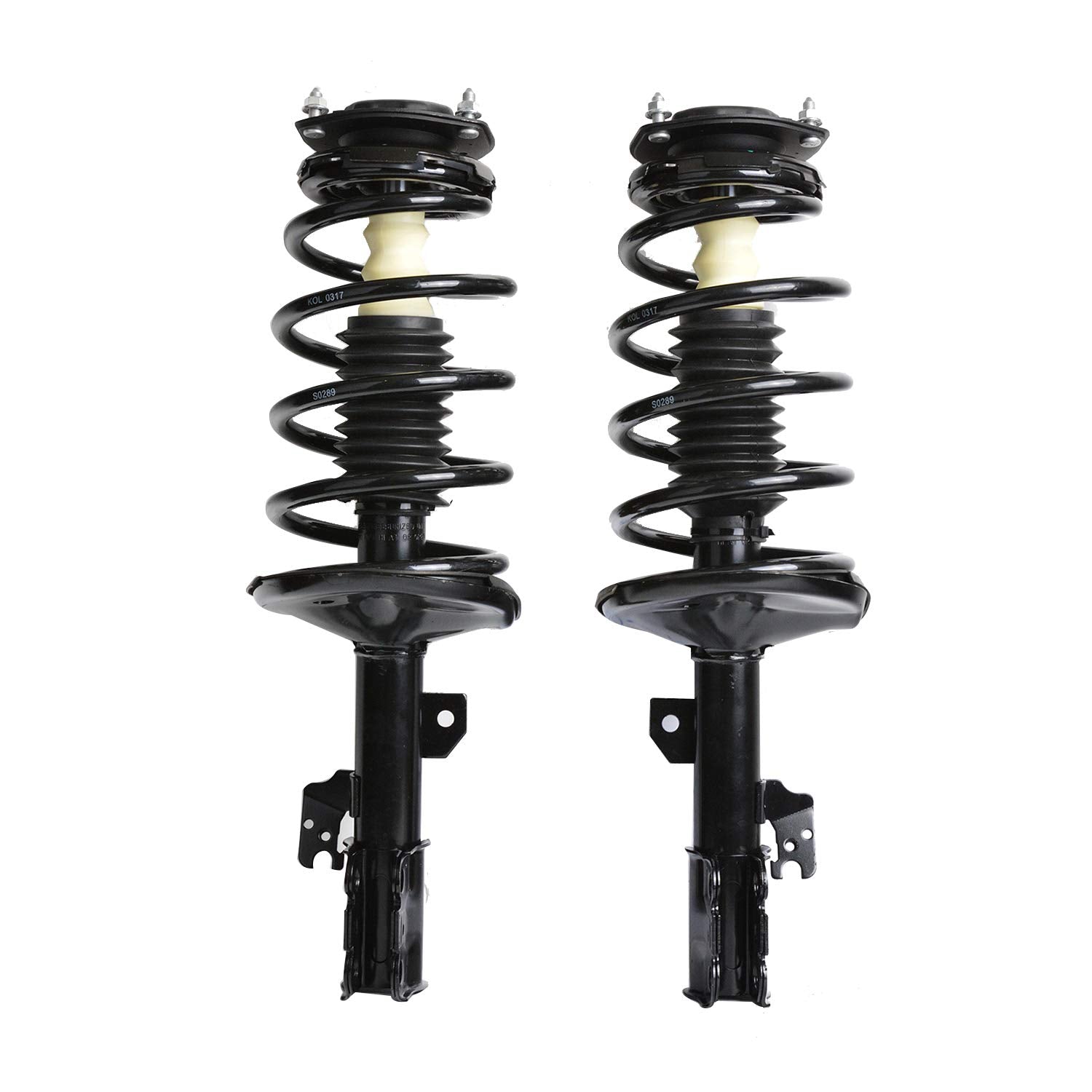 Maxfavor Pair of Front Complete Struts and Coil Spring Assembly Compatible with Toyota Sienna 2004 2005 2006, Replacement for 172236 172237