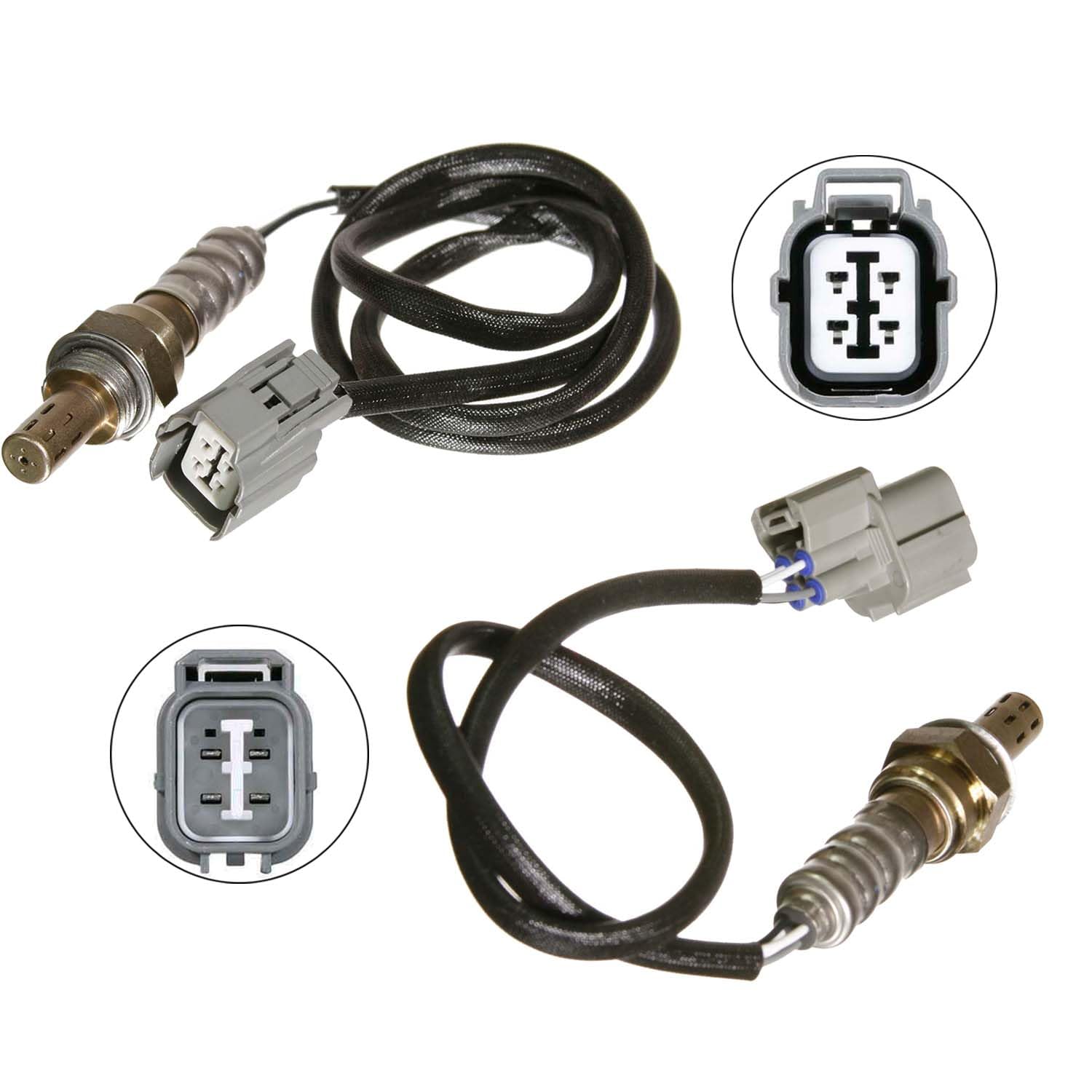 Maxfavor 234-4065 234-4601 Upstream & Downstream O2 Oxygen Sensor 2Pcs Compatible with 1995 1996 1997 Honda Accord 2.7L Oxygen O2 Sensor