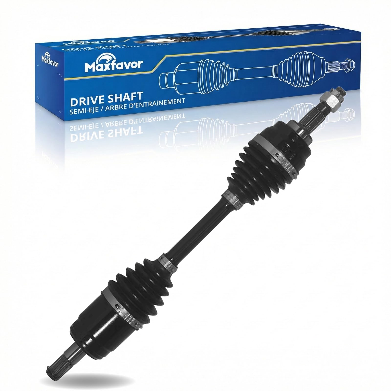 Maxfavor CV Axle Front Left Compatible with 2001-2004 Honda TRX500FA FourTrax Foreman Rubicon, Front Driver Left Side CV Axle Joint Shaft Assembly