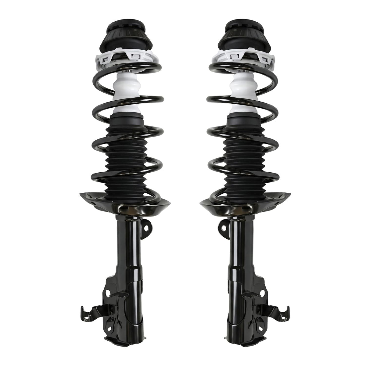 Maxfavor Pair of Front Shock Absorbers and Struts Complete Assembly with Coil Spring Compatible with Honda CR-Z 2011 2012 2013 2014 2015, Replacement for 1333831L 1333831R