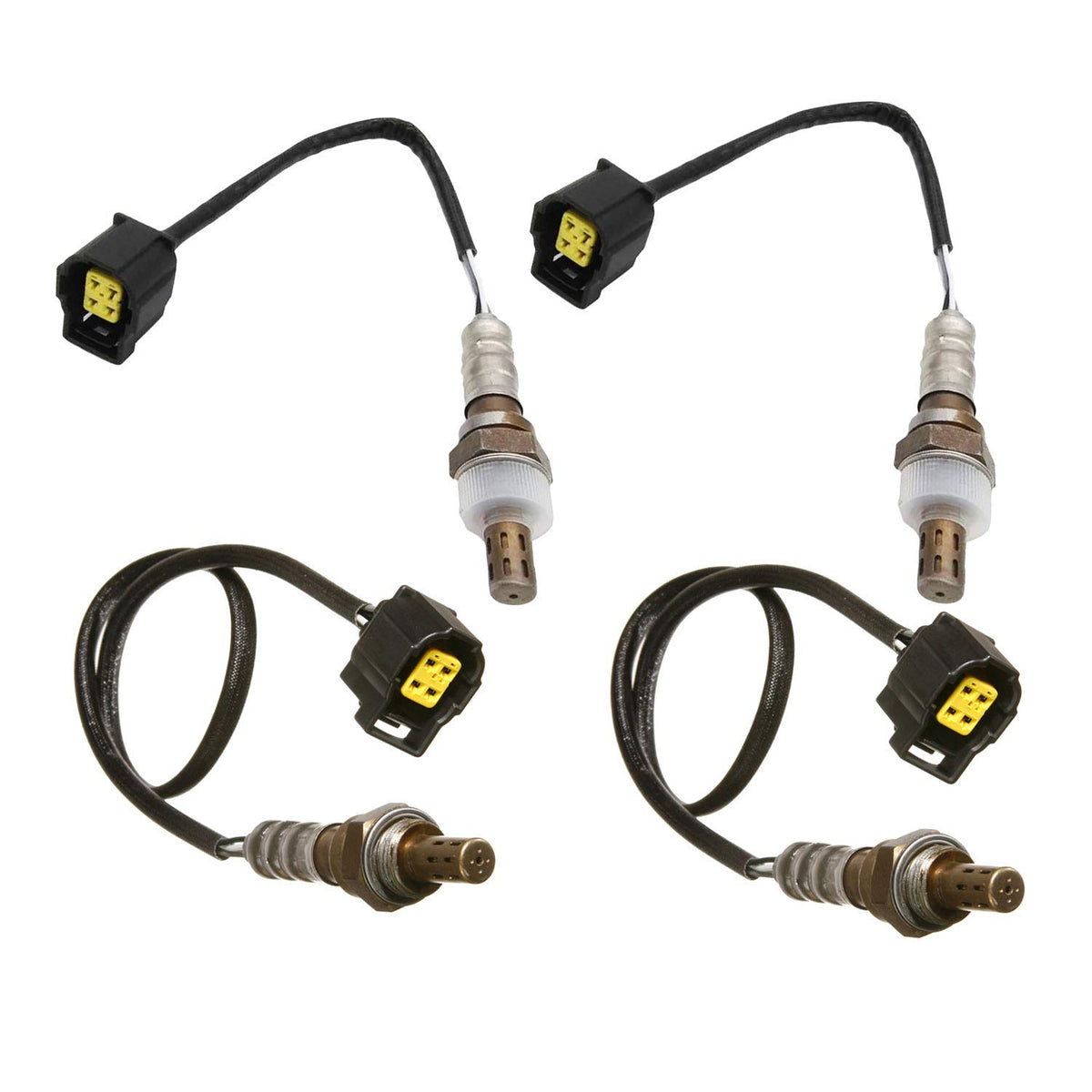 Maxfavor 234-4587 * 2 234-4588 * 2 Upstream & Downstream O2 Oxygen Sensor Compatible with Dodge Durango Ram 2500 3500 Pickup Chrysler Aspen 2007-2009 3.7L 4.7L 5.7L Oxygen O2 Sensor