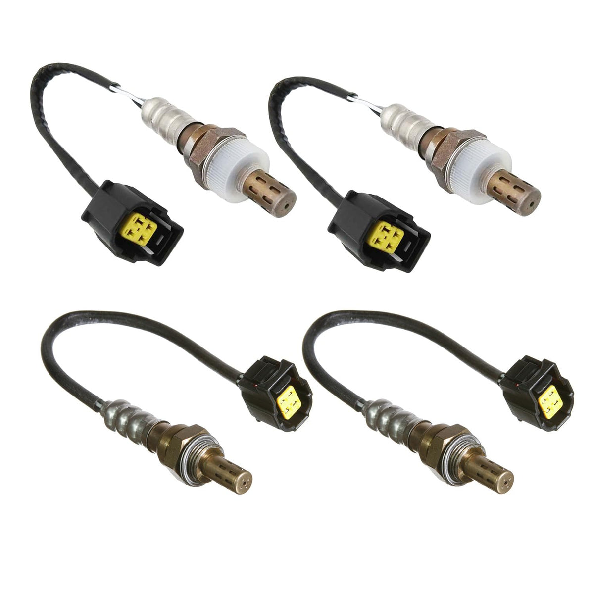 Maxfavor 4Pcs 234-4593*2 234-4587/234-4411/234-4274*2 Upstream Downstream O2 Oxygen Sensor Compatible with 2005-2006 Dodge Durango/Ram 1500, 2005-2006 Jeep Commander/Grand Cherokee/ Liberty O2 Sensor