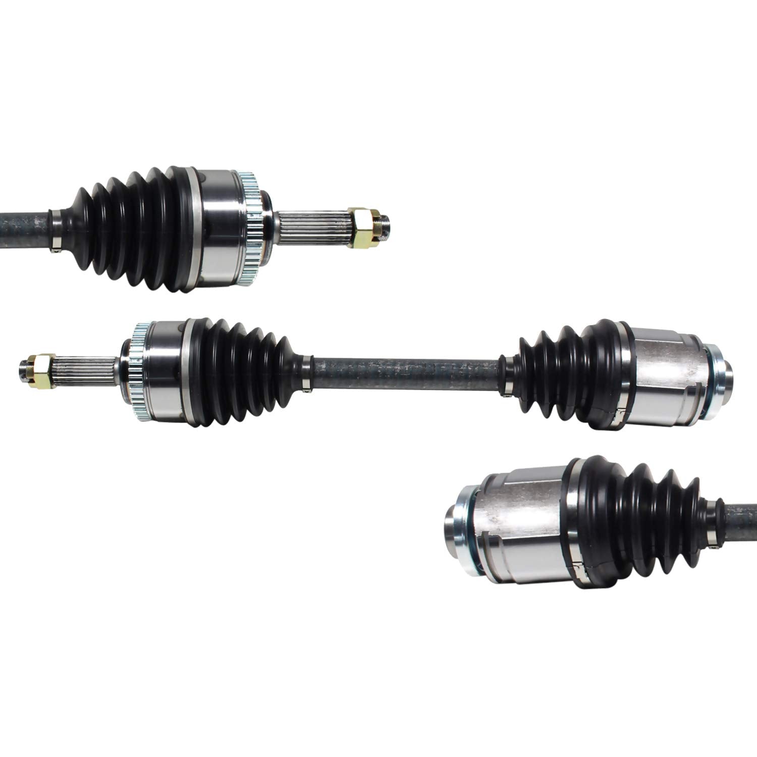 Front Pair CV Axle Shaft Assembly Compatible with 2004-2006 Amanti FWD CV Joint Replace 49500-3F800 49500-3F750 49500-3F850 19343122 20870987 66-3454 66-3455 60-3454 10164N 80-3351 87601 49500-3F700