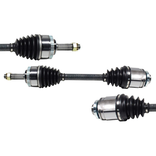 Front Pair CV Axle Shaft Assembly Compatible with 2004-2006 Amanti FWD CV Joint Replace 49500-3F800 49500-3F750 49500-3F850 19343122 20870987 66-3454 66-3455 60-3454 10164N 80-3351 87601 49500-3F700