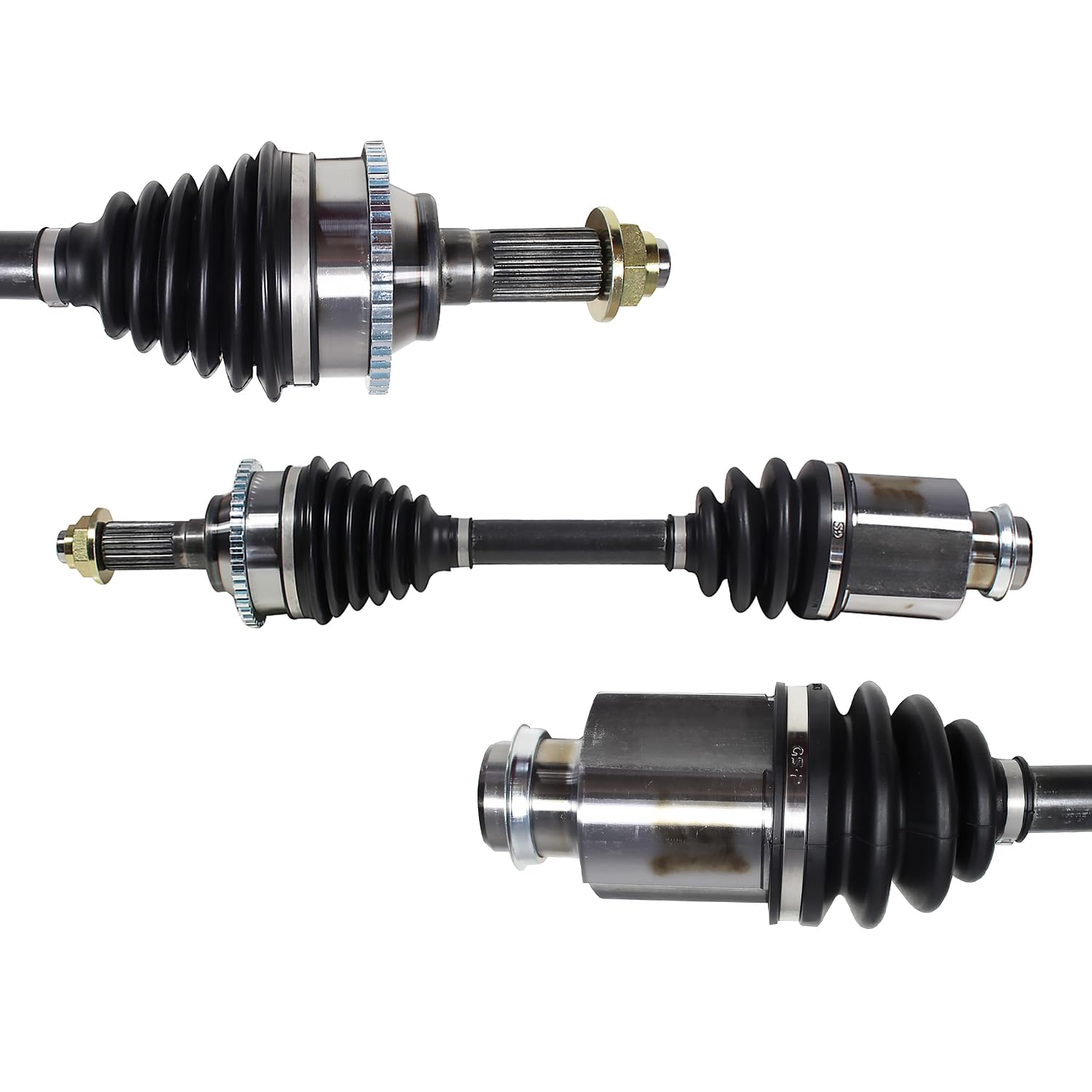 Front Pair CV Axle Shaft Assembly Compatible with Ford Models 2010-2012 Fusion Fit for Mercury Models 2010-2011 Milan CV Joint Replace AE5Z-3A427-F 6E5Z-3A428-GA 8E5Z-3A428-C AE5Z-3A427-C