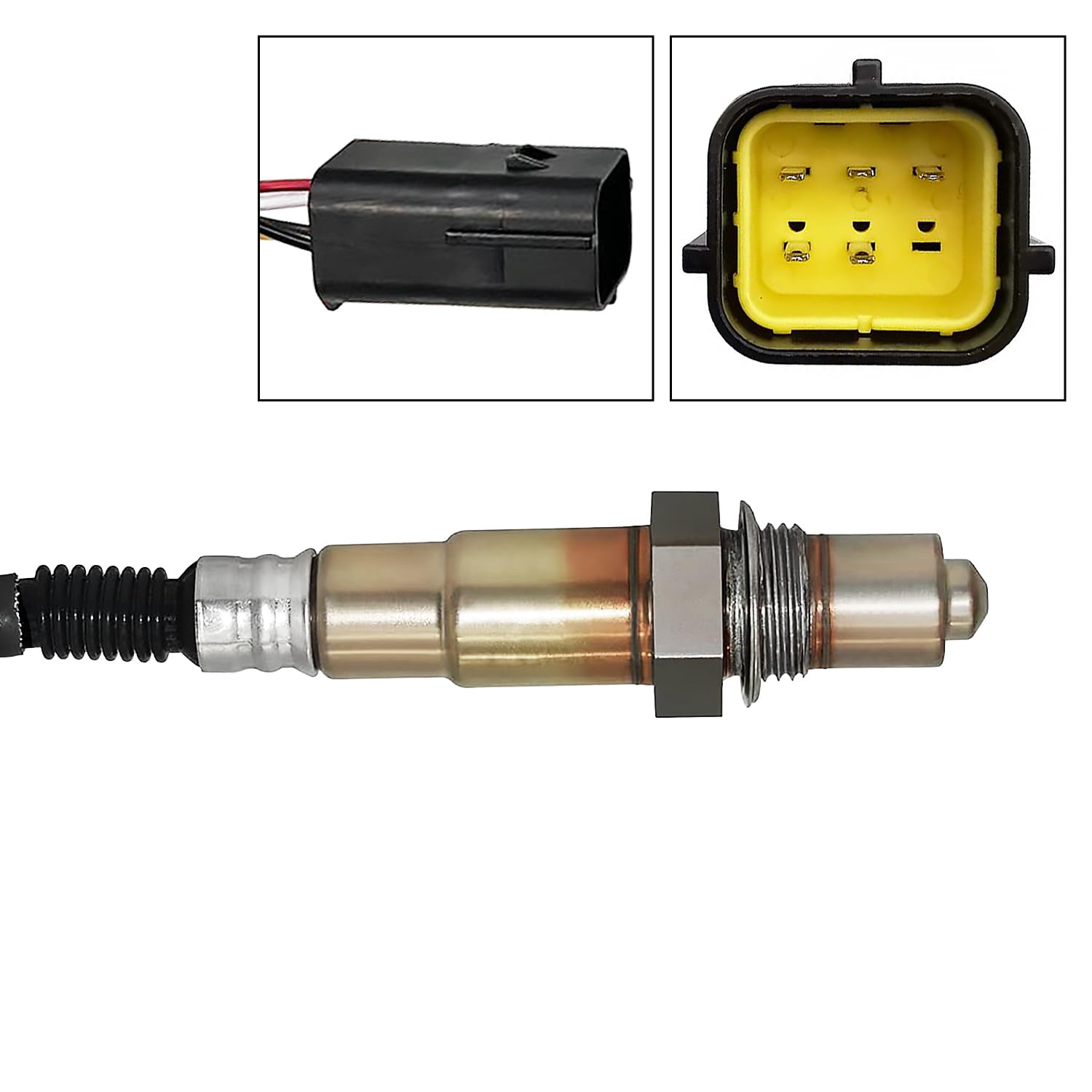 Maxfavor 1Pcs 234-5095 Upstream O2 Oxygen Sensor Compatible with 2011-2013 Infiniti M56, 2014 Infiniti Q70, 2014 Infiniti QX80, 2011-2013 Infiniti QX56 5.6L O2 Sensor