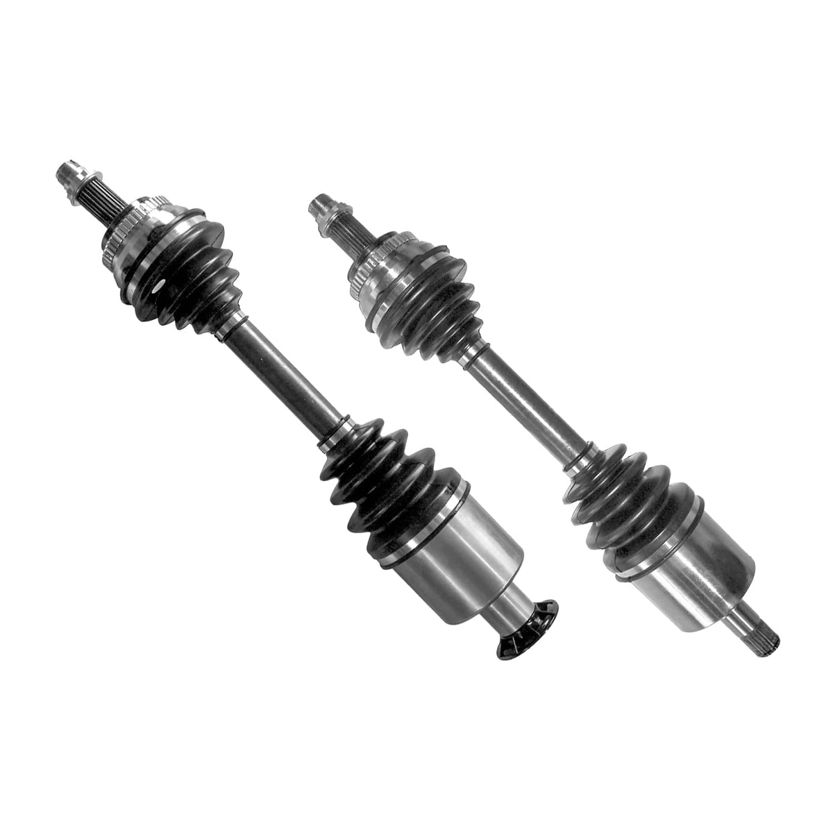 Front Pair CV Axle Shaft Assembly Compatible with 1999 E320 4Matic V6 3.2L 1998 E320 4Matic V6 3.2L CV Joint Replace 210-330-06-01 19343126 20871155 10529N 80-7205 76794 MB-8014 19343125 210-330-04-01