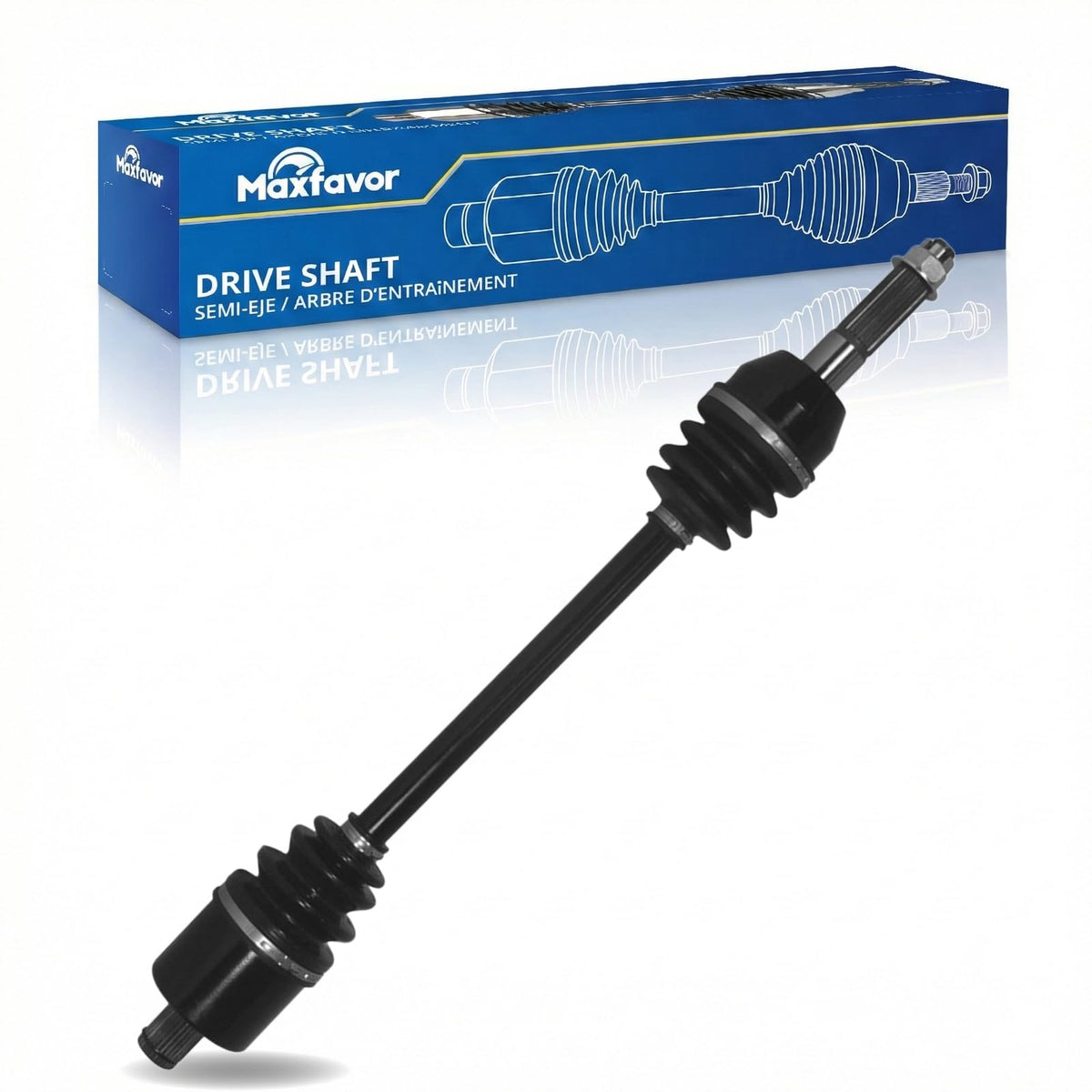 Maxfavor CV Axle Front Compatible with 2014 Bobcat 3400 4x4 Deluxe Package (Gas), 2014 Bobcat 3400 4x4 Deluxe Package (Diesel), CV Axle Joint Shaft Assembly Front Driver Passenger Side