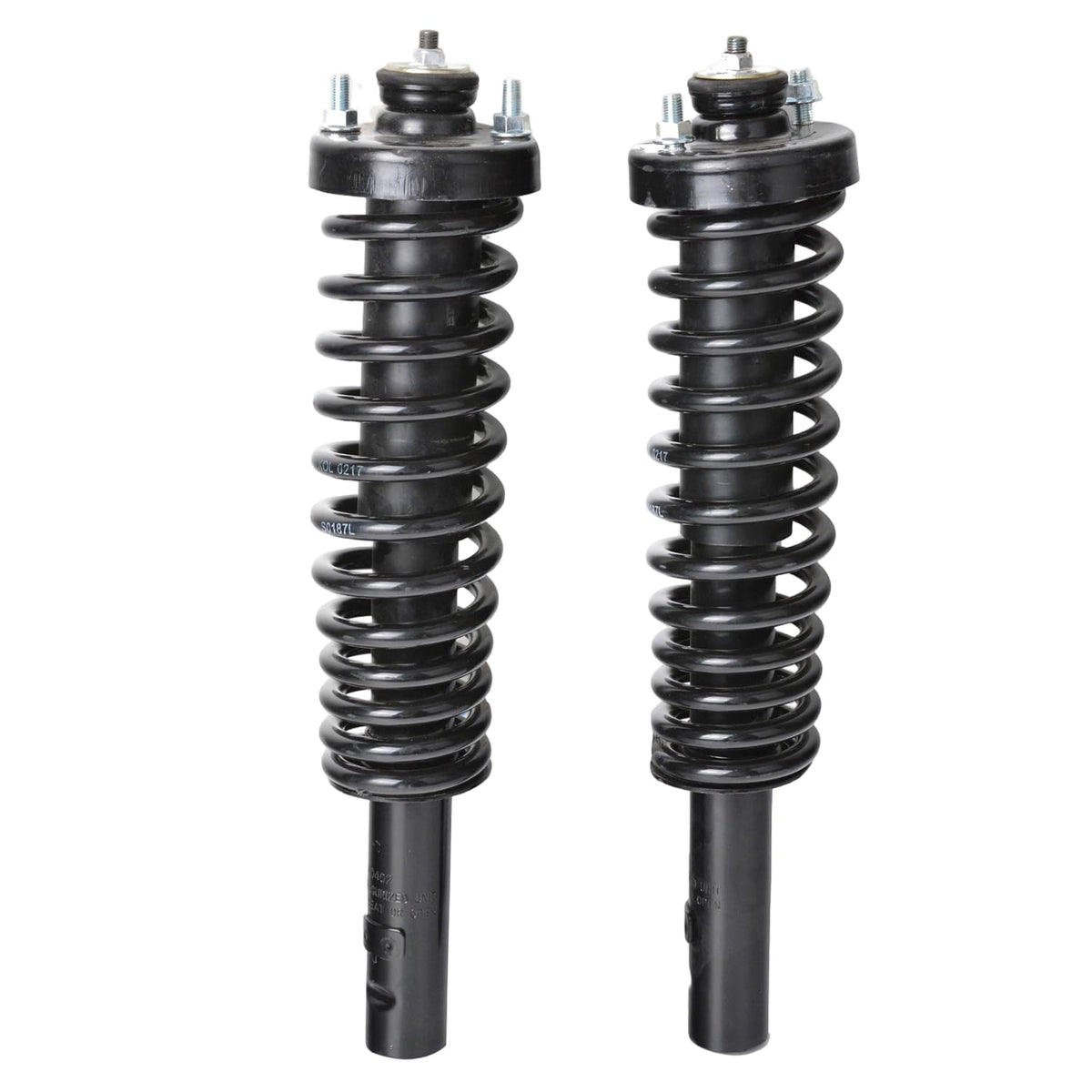 Maxfavor Front Shock Absorbers and Struts Complete Assembly with Coil Spring Compatible with 1996 1997 1998 1999 2000 Civic Replacement for 171291L 171291R, Set of 2
