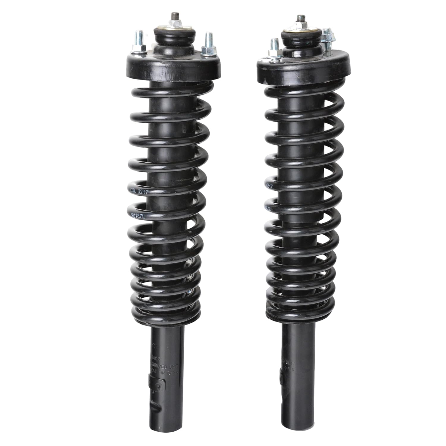 Maxfavor Front Shock Absorbers and Struts Complete Assembly with Coil Spring Compatible with 1996 1997 1998 1999 2000 Civic Replacement for 171291L 171291R, Set of 2