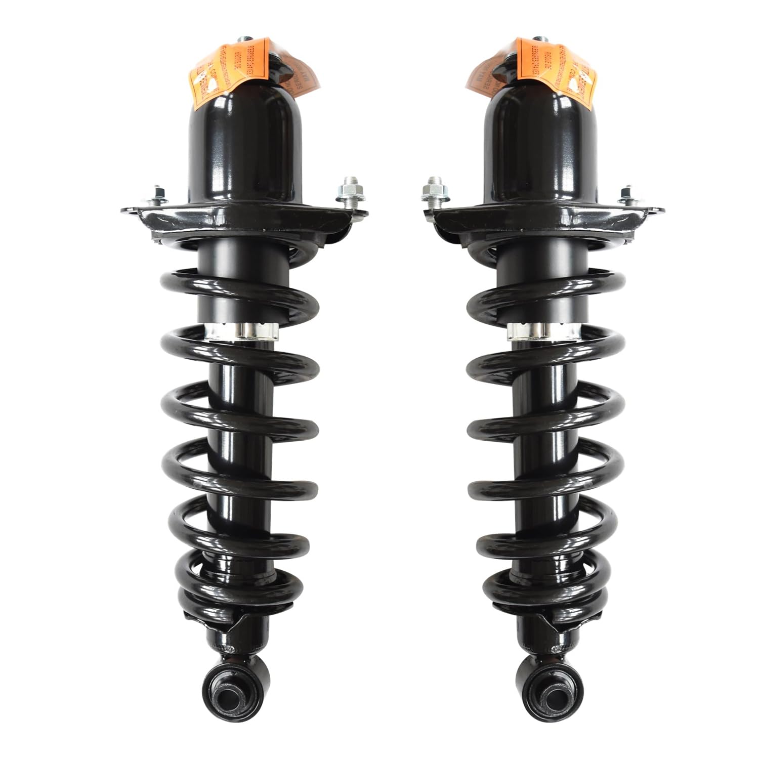Maxfavor Pair of Rear Shock Absorbers and Struts Complete Assembly with Coil Spring Compatible with Kia Spectra 2001 2002 2003 2004, Replacement for 172374 172373