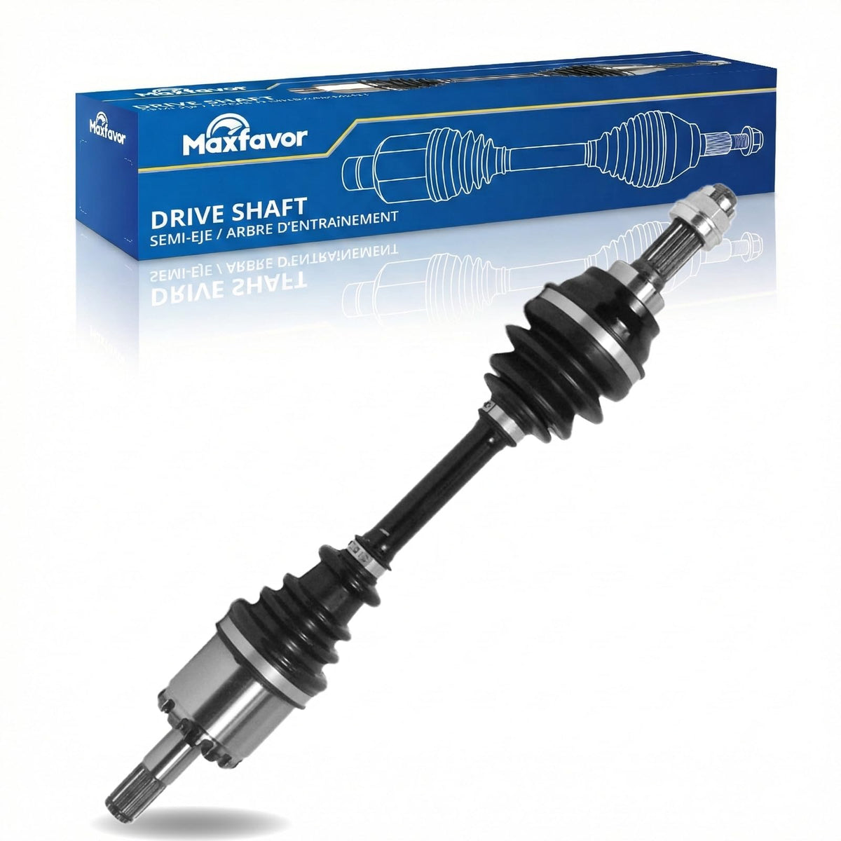 Maxfavor CV Axle Front Left Compatible with 2002-2003 Kawasaki KVF650 Prairie 4x4, 2004-2006 Kawasaki KVF700 Prairie 4x4, Front Driver Left Side CV Axle Joint Shaft Assembly