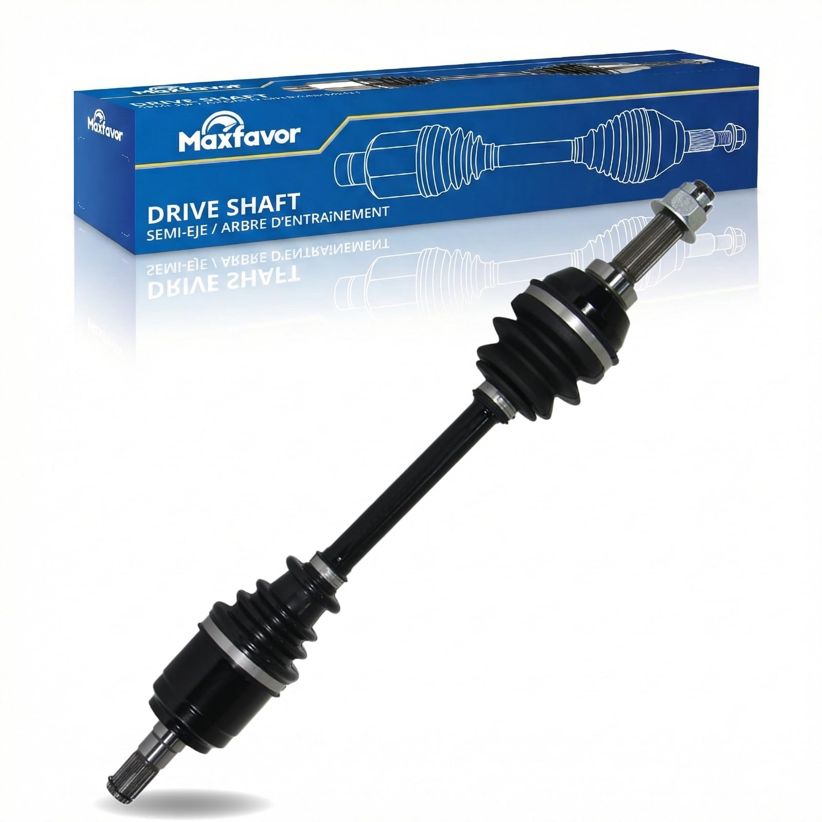 Maxfavor CV Axle Front Compatible with 2008-2009 2011-2018 Suzuki LT-A750X KingQuad AXi 4x4, 2006-2007 Suzuki LT-A700X KingQuad 4x4, CV Axle Joint Shaft Assembly Front Driver Passenger Side