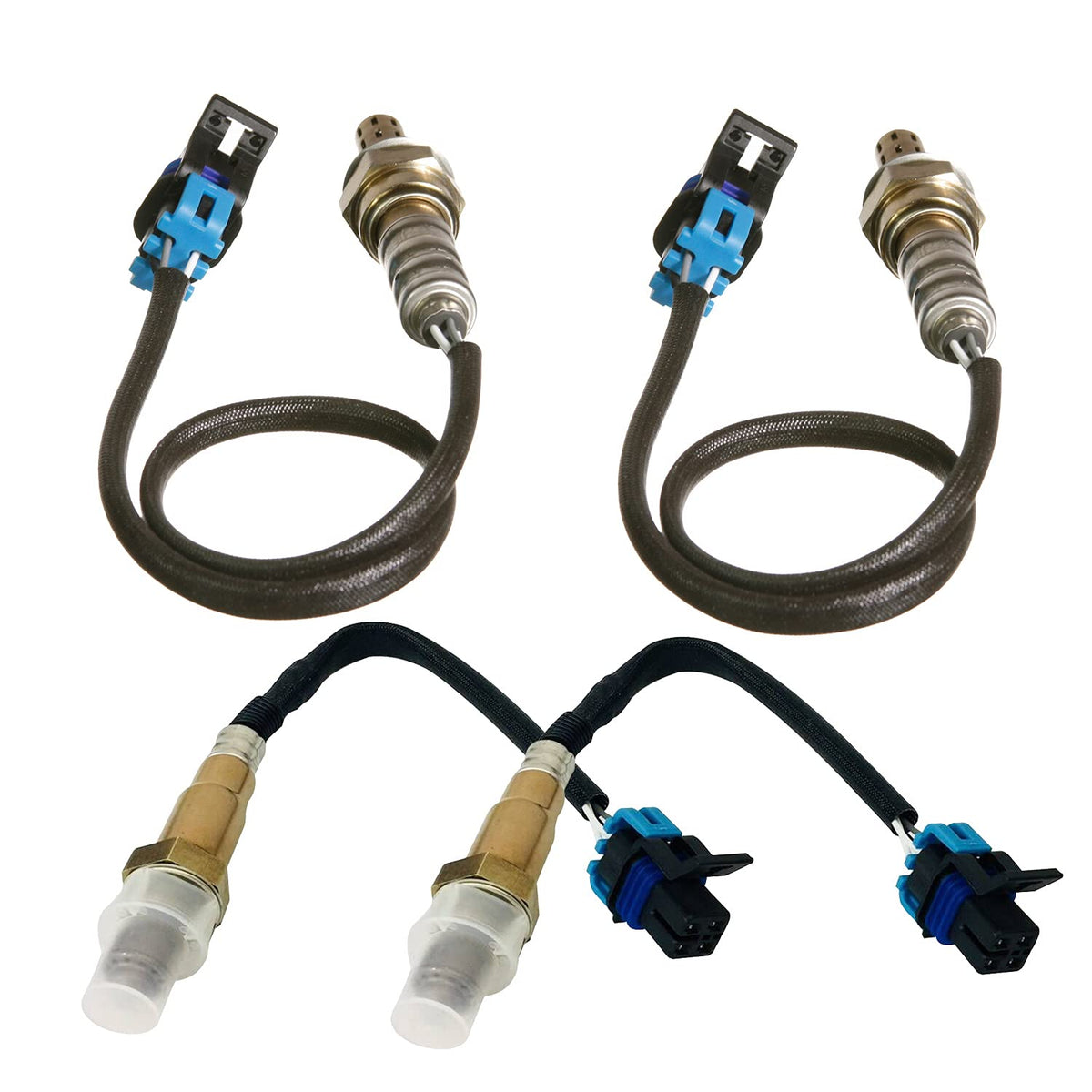 Maxfavor Upstream Downstream Oxygen Sensor Replacement for 2010 2011 Chevy Camaro V6-3.6L Manual Trans, for 2010 2011 Cadillac CTS V6-3.0L Manual Trans 02 Sensor 234-4441 234-4818