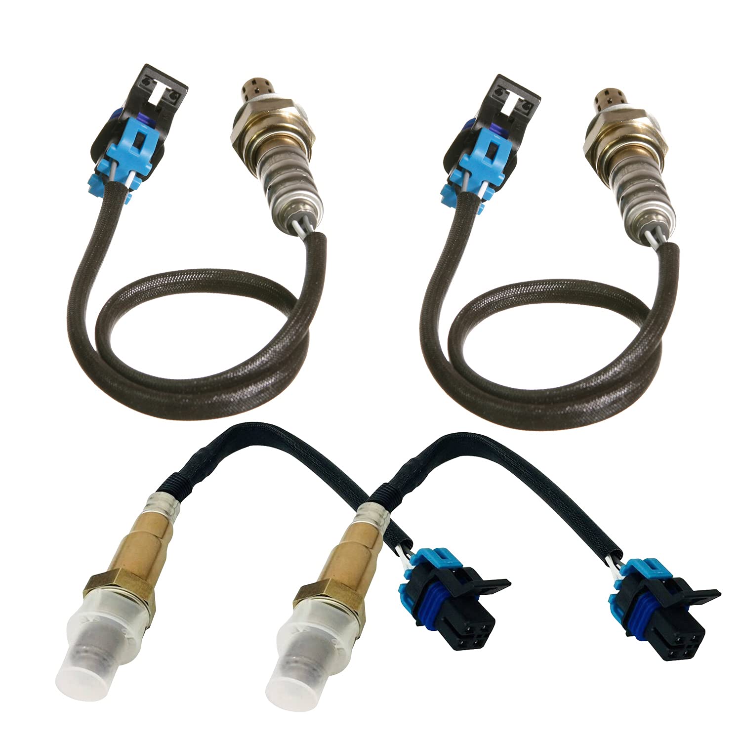 Maxfavor Upstream Downstream Oxygen Sensor Replacement for 2010 2011 Chevy Camaro V6-3.6L Manual Trans, for 2010 2011 Cadillac CTS V6-3.0L Manual Trans 02 Sensor 234-4441 234-4818