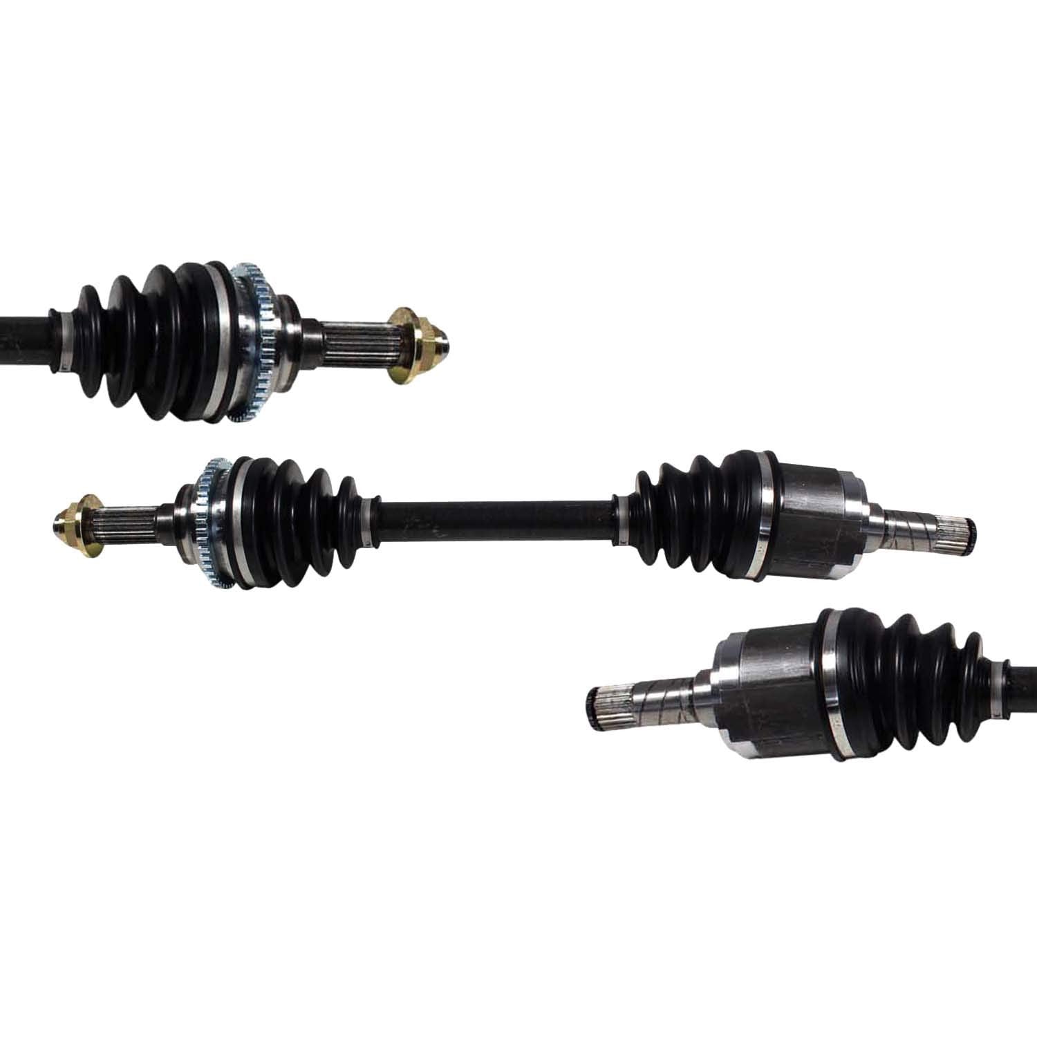 Front Pair CV Axle Shaft Assembly Compatible with 1999-2003 Protege 2002-2003 Protege5 CV Joint Replace F016-25-500A FA51-25-50X FA51-25-50XA FA51-25-50XR0B FA52-25-500 FA52-25-500A F016-25-500