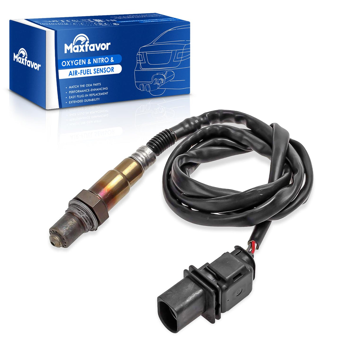 Maxfavor 234-5137 Oxygen Sensor Upstream Replacement for BMW 325Ci 325i 330Ci 330i 525i 530i 2004-2006 2.5L 3.0L O2 Sensor 2345137