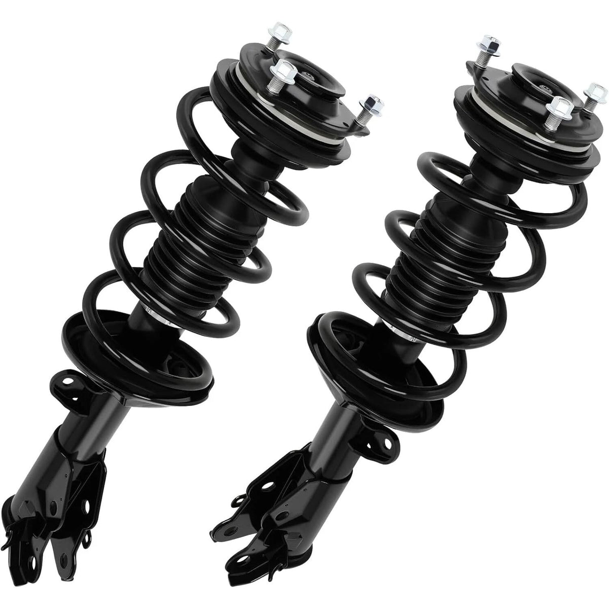 Maxfavor Front Strut Shock Assembly w/Coil Spring for Civic EX Coupe 2012 Civic 2013 2014 2015, Replace 1333534L 1333534R, Left & Right, 2PCS