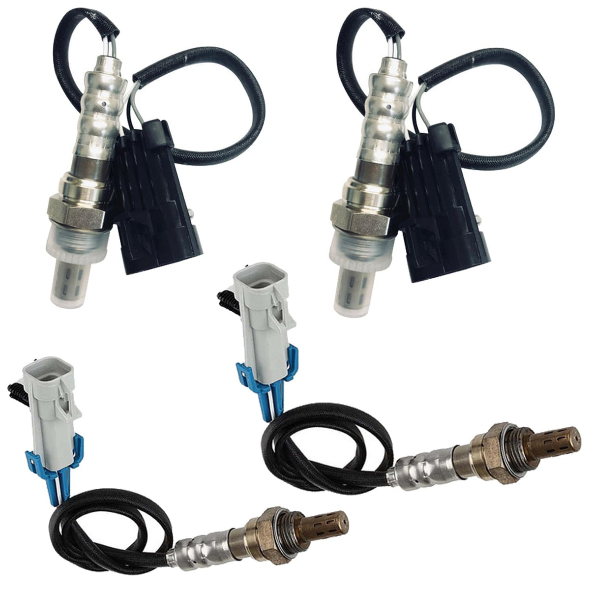 Maxfavor 4Pcs 234-4063 * 2 234-4668/234-4342 * 2 Upstream Downstream O2 Oxygen Sensor Compatible with Pontiac GTO 2004 2005 2006 5.7L 6.0L O2 Sensor