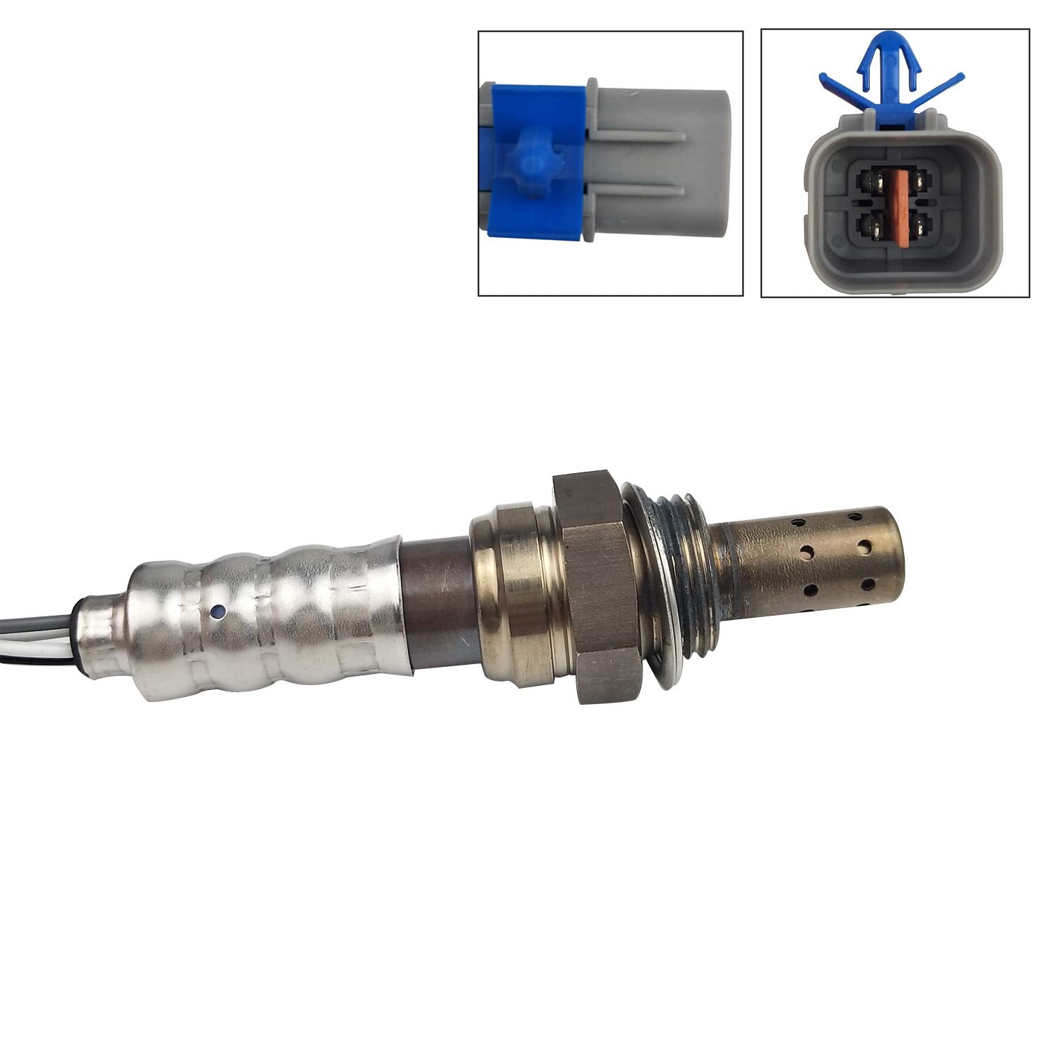 2344193 O2 Sensor Upstream Left & Downstream Left Oxygen Sensor Compatible with Hyundai Models 2003-2006 Santa Fe 2003-2005 Sonata Fit for Kia Model 2002-2006 Magentis Replace 3921037533