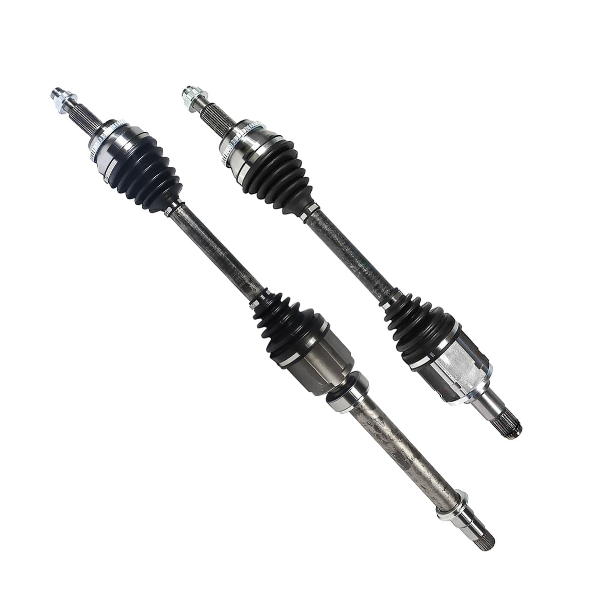 Front Pair CV Axle Shaft Assembly Compatible with Lexus Models 2010-2015 RX450h Fit for Toyota Models 2008-2013 Highlander Hybrid CV Joint Replace 43420-0E110 43420-0E130 NCV902651 NCV69581 4342007070