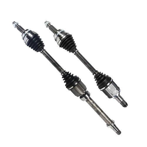 Front Pair CV Axle Shaft Assembly Compatible with Lexus Models 2010-2015 RX450h Fit for Toyota Models 2008-2013 Highlander Hybrid CV Joint Replace 43420-0E110 43420-0E130 NCV902651 NCV69581 4342007070